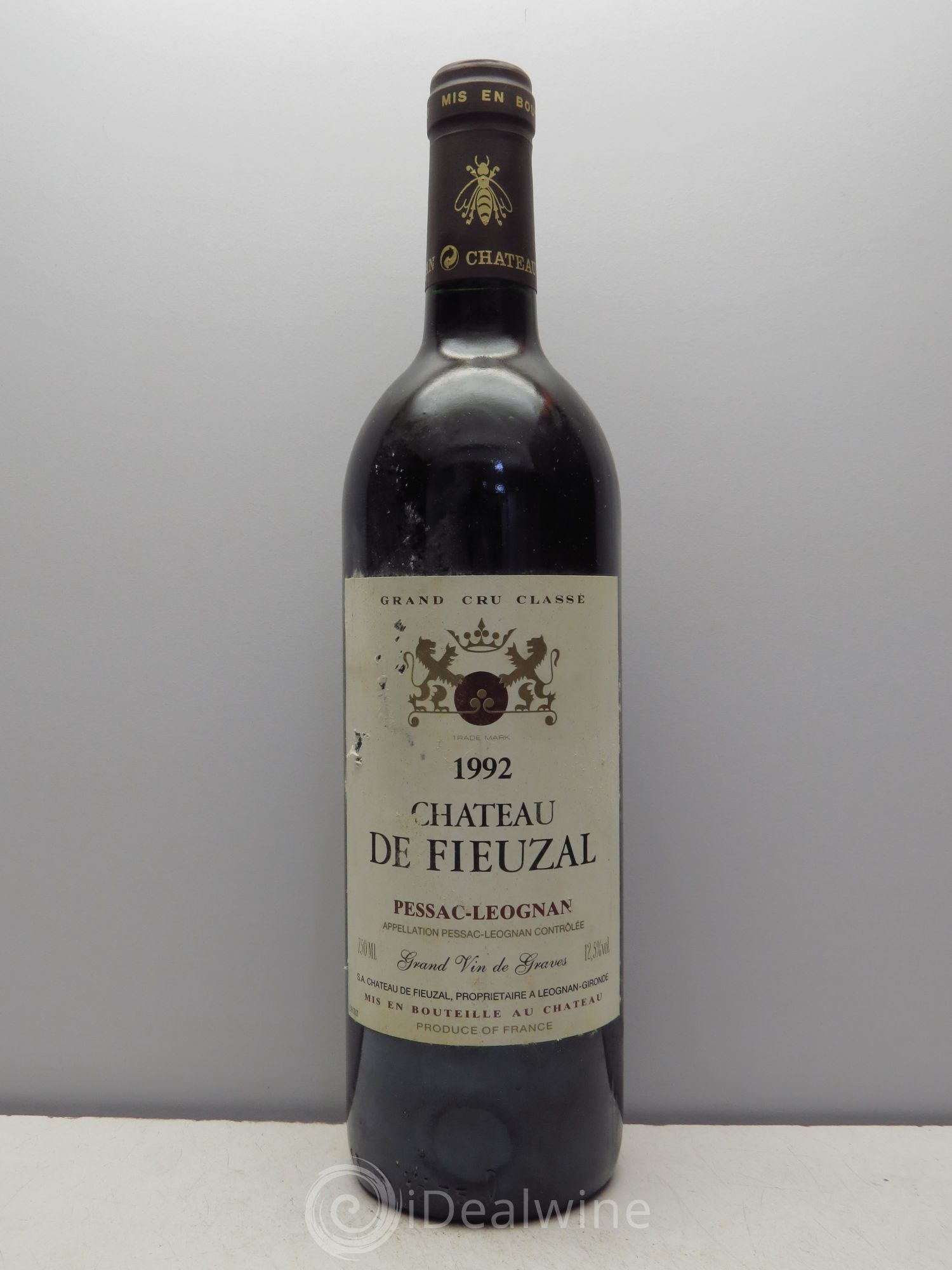 Château de Fieuzal Cru Classé de Graves 1992 - Lot de 1 bouteille - 0