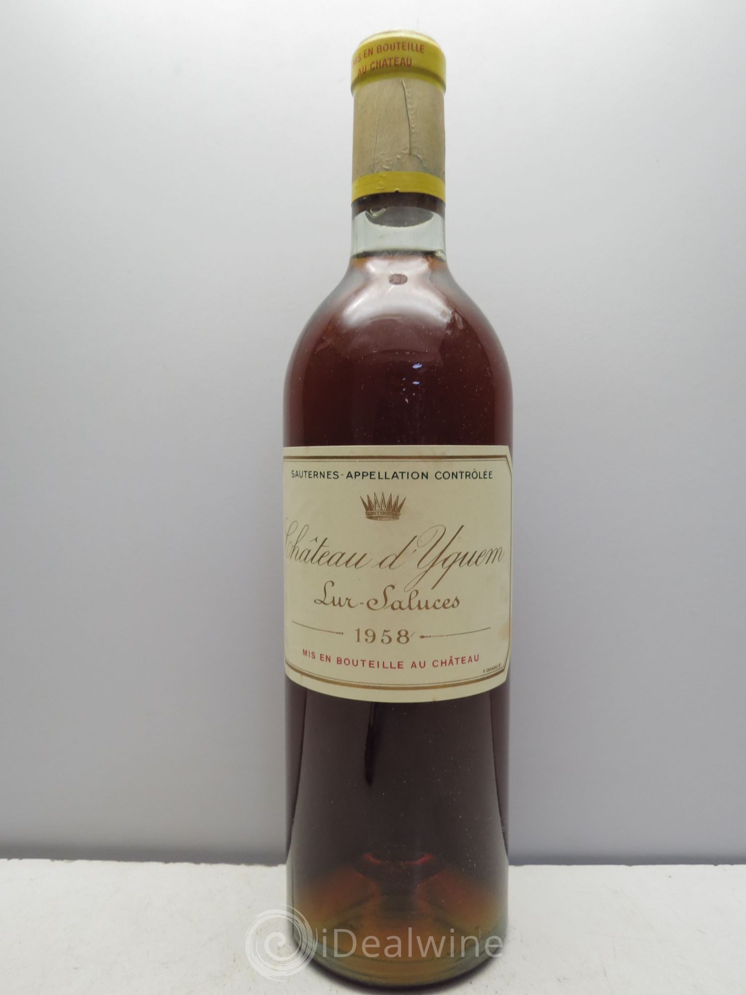 Château d' Yquem 1er Cru Classé Supérieur 1958 - Lotto di 1 bottiglia - 0