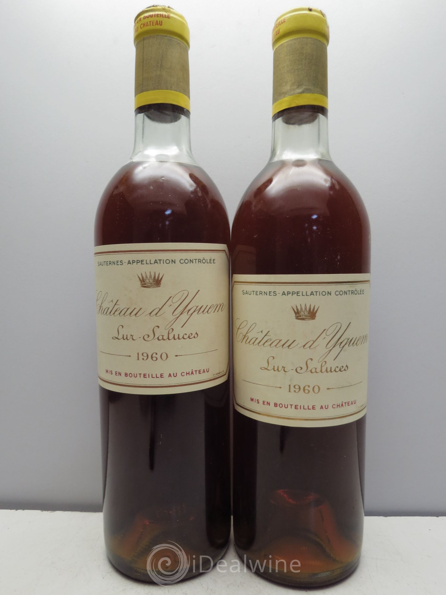 Château d' Yquem 1er Cru Classé Supérieur 1960 - Lotto di 2 bottiglie - 0