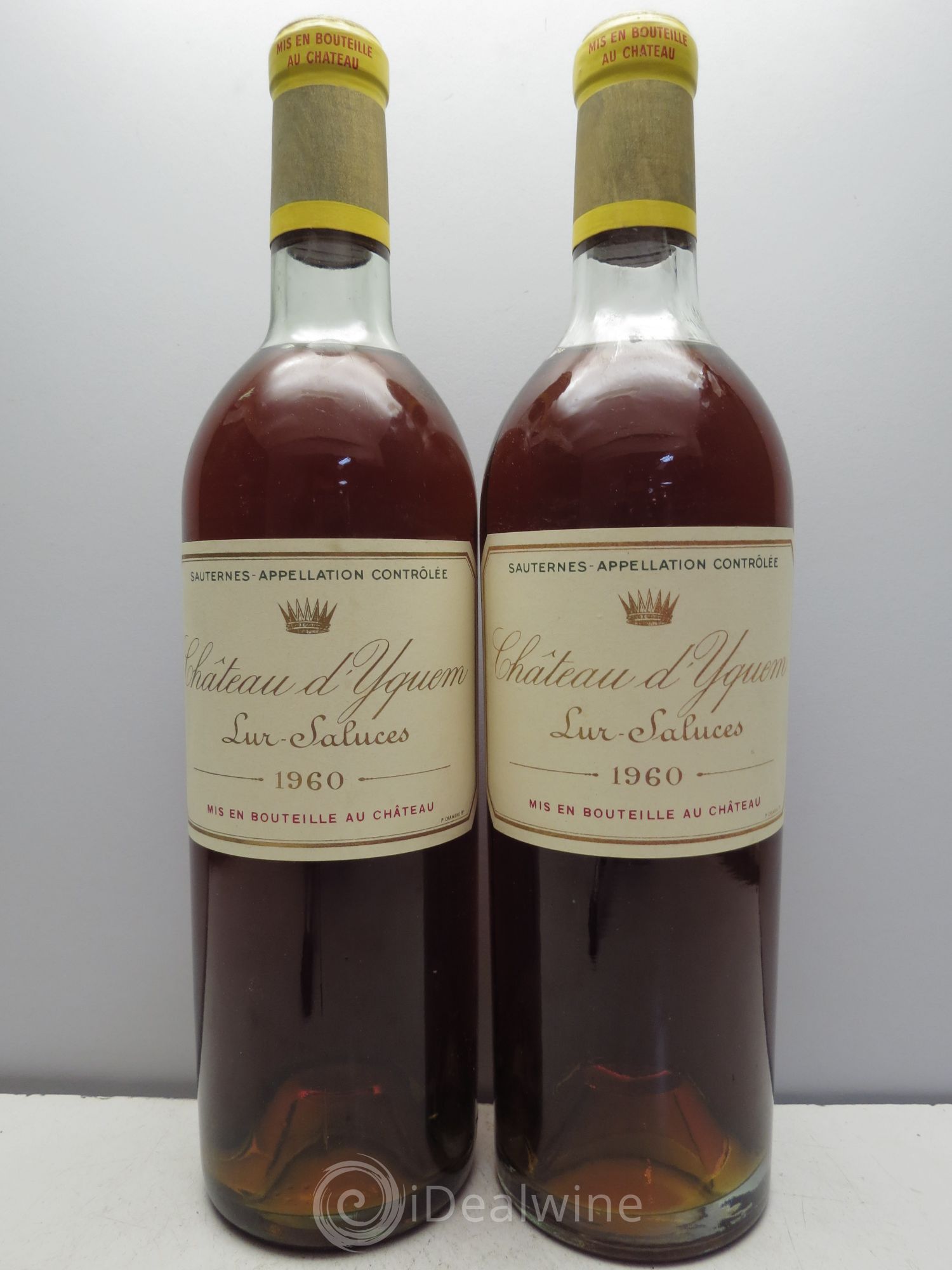 Château d' Yquem 1er Cru Classé Supérieur 1960 - Lotto di 2 bottiglie - 0