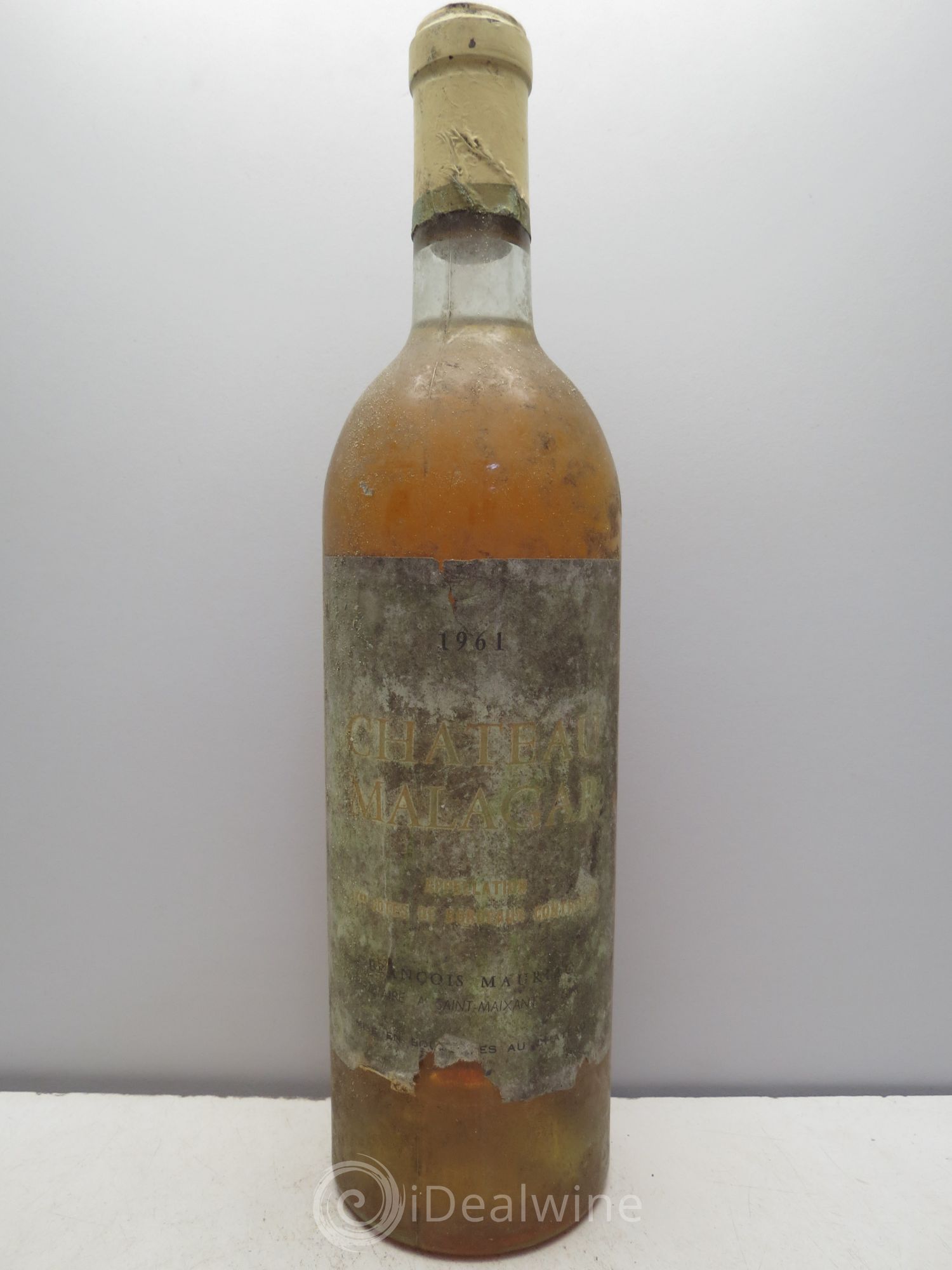 Bordeaux Château Malagar 1ères Côtes de Bordeaux 1961 - Posten von 1 Flasche - 0