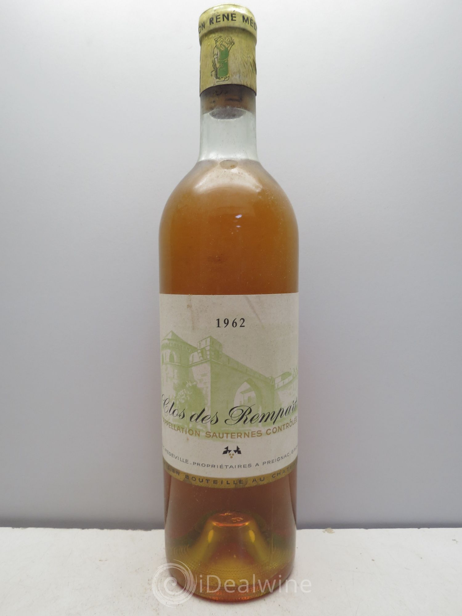 Sauternes Clos des Remparts 1962 - Posten von 1 Flasche - 0