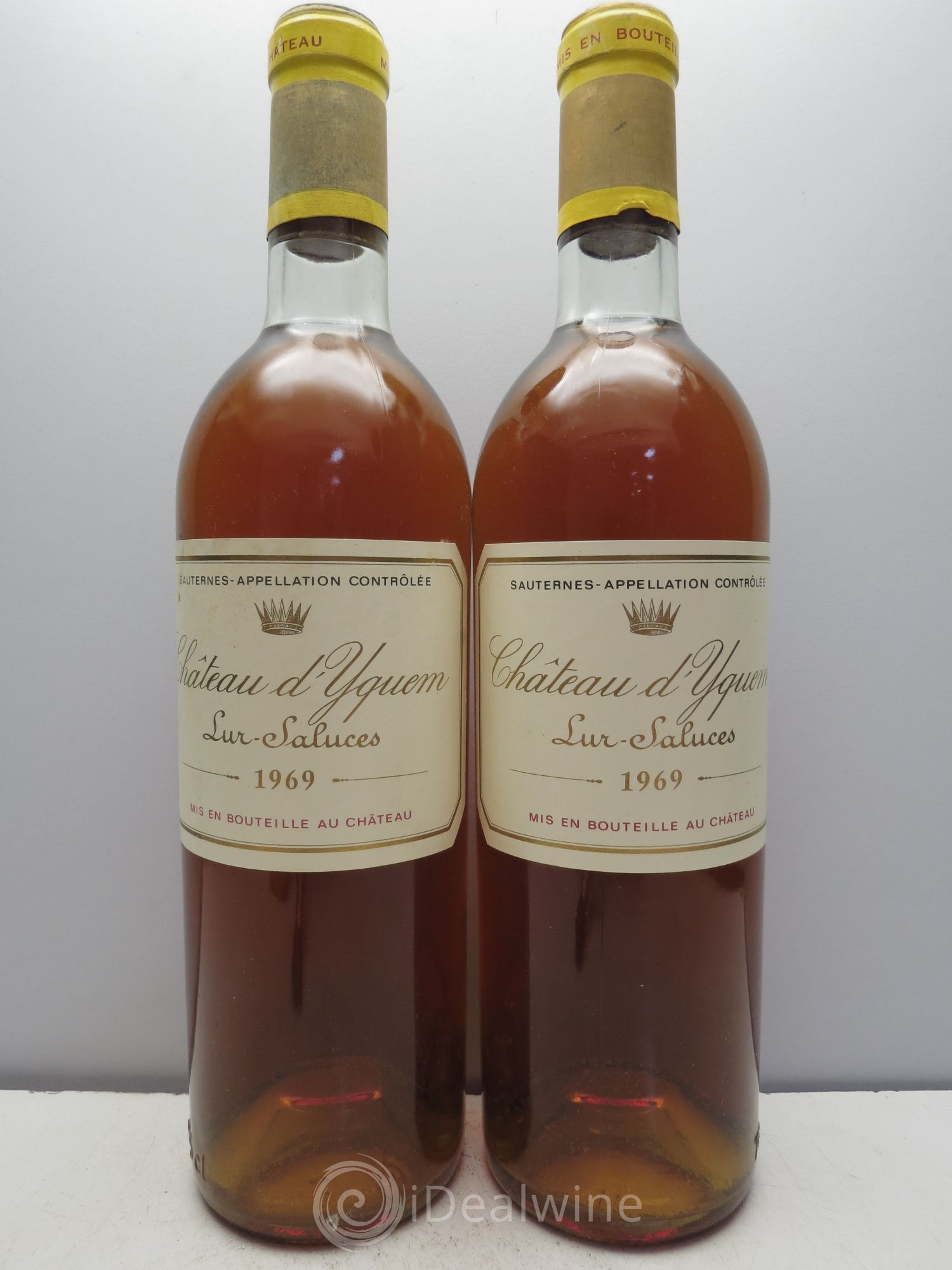 Château d' Yquem 1er Cru Classé Supérieur 1969 - Lotto di 2 bottiglie - 0
