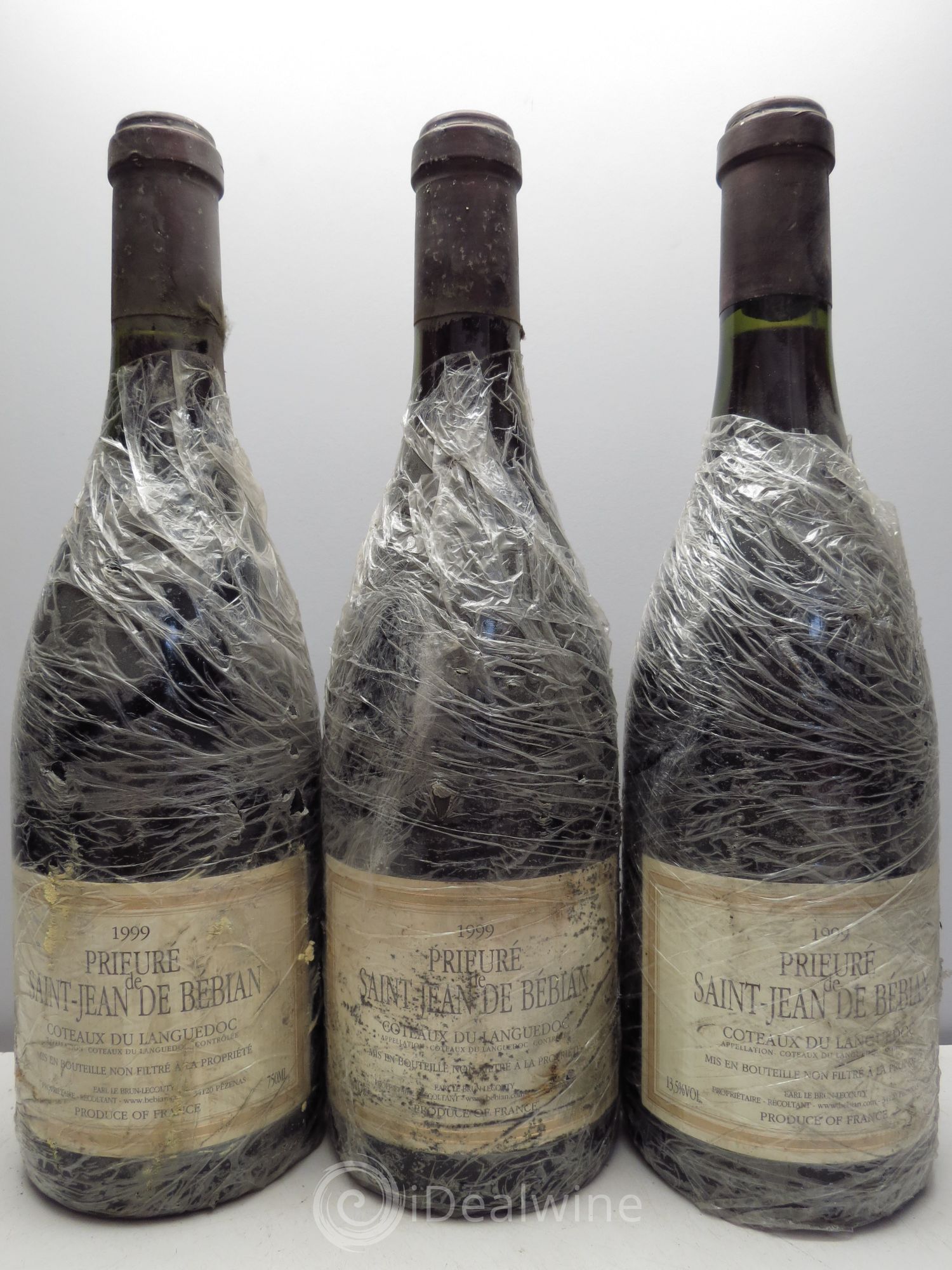 Languedoc Prieuré St-Jean de Bébian 1999 - Lot de 3 bouteilles - 0