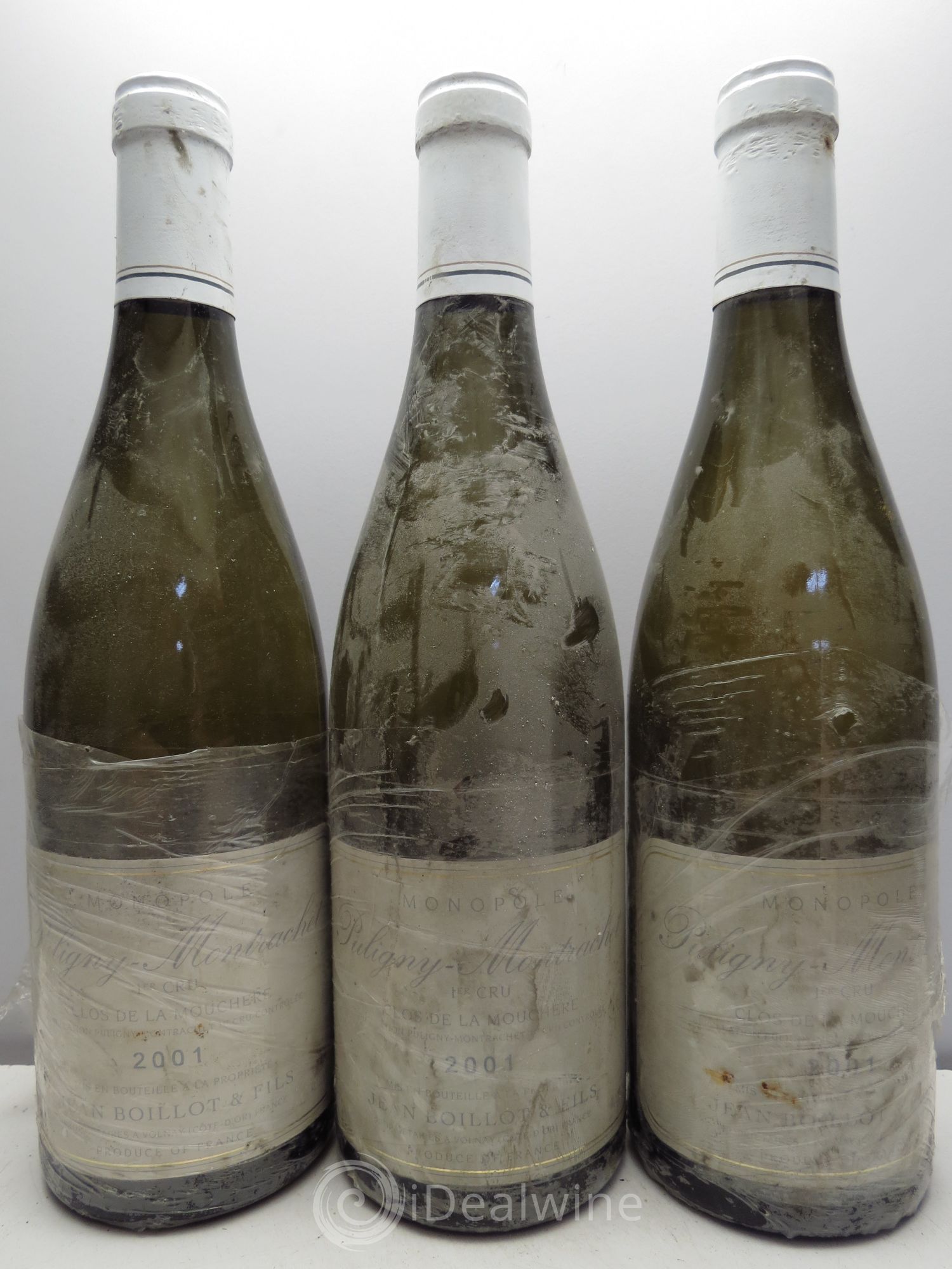 Puligny-Montrachet 1er Cru Jean Boillot & fils 2001 - Posten von 3 Flaschen - 0