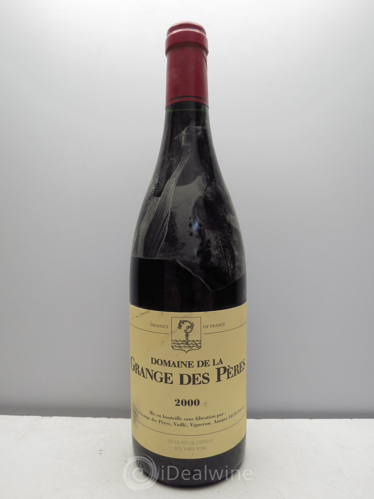 Pays d'Hérault Grange des Pères Laurent Vaillé 2000 - Lot de 1 bouteille - 0