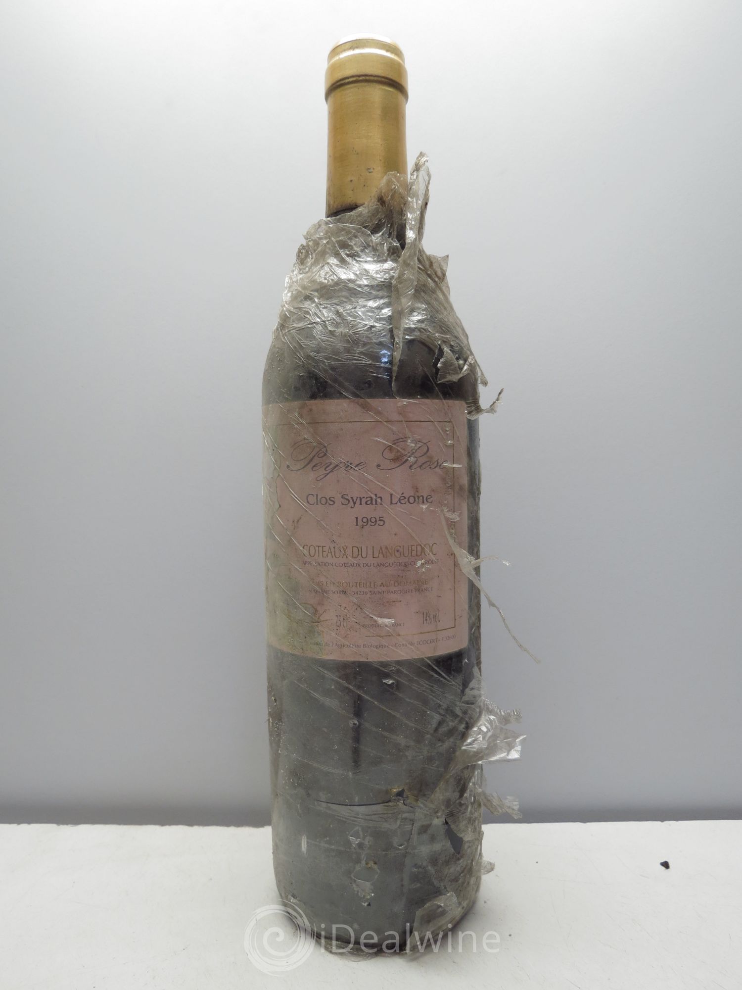 Coteaux du Languedoc Domaine Peyre Rose Belle Léone (anciennement Syrah Léone) Marlène Soria 1995 - Lot de 1 bouteille - 0