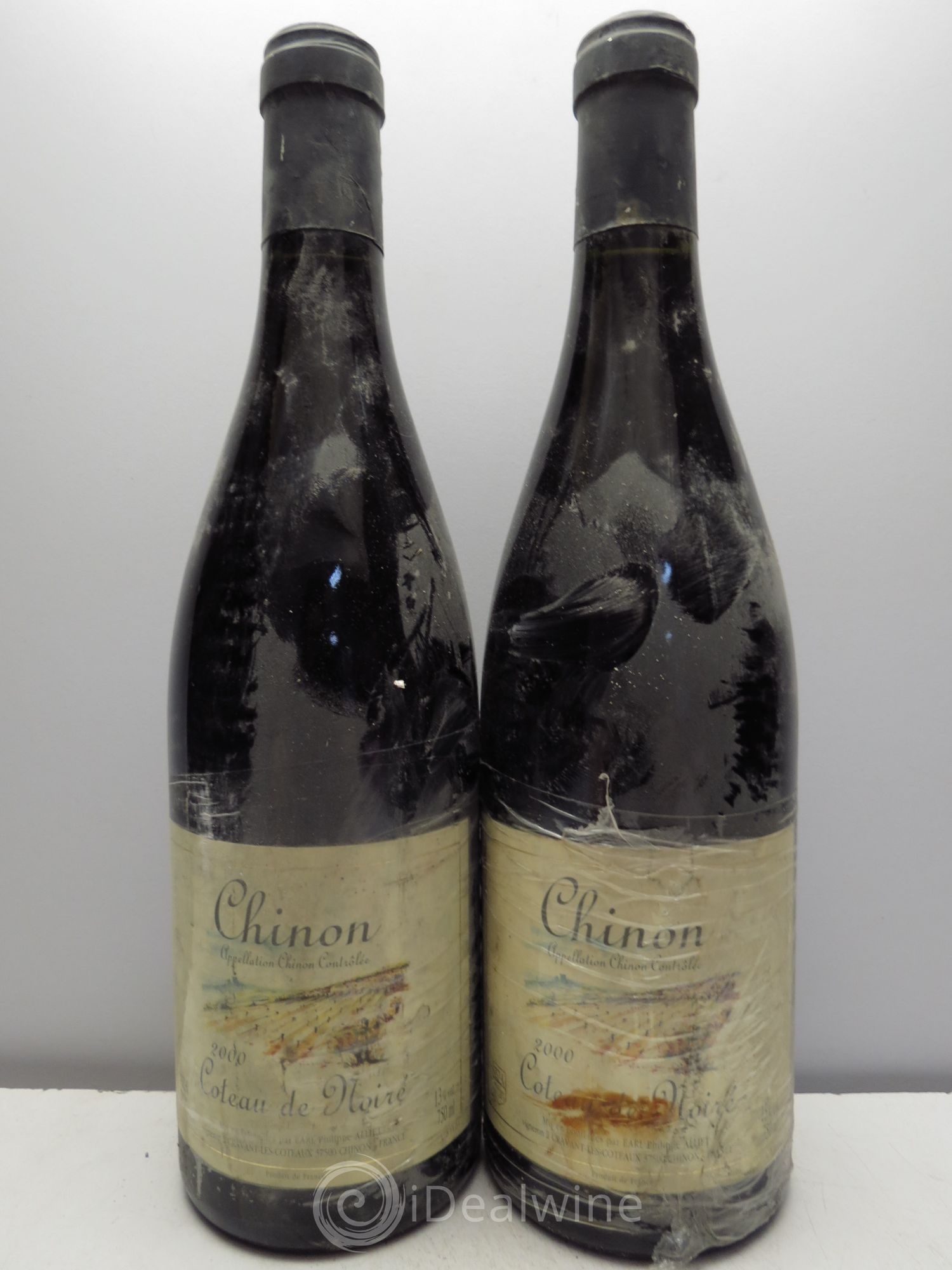 Chinon Coteau de Noiré Philippe Alliet 2000 - Lot de 2 bouteilles - 0
