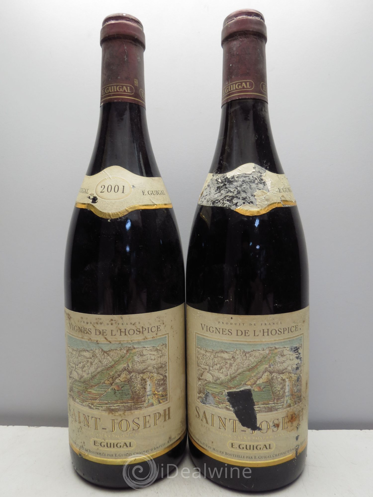 Saint-Joseph Vignes de l'Hospice 2001 - Posten von 2 Flaschen - 0