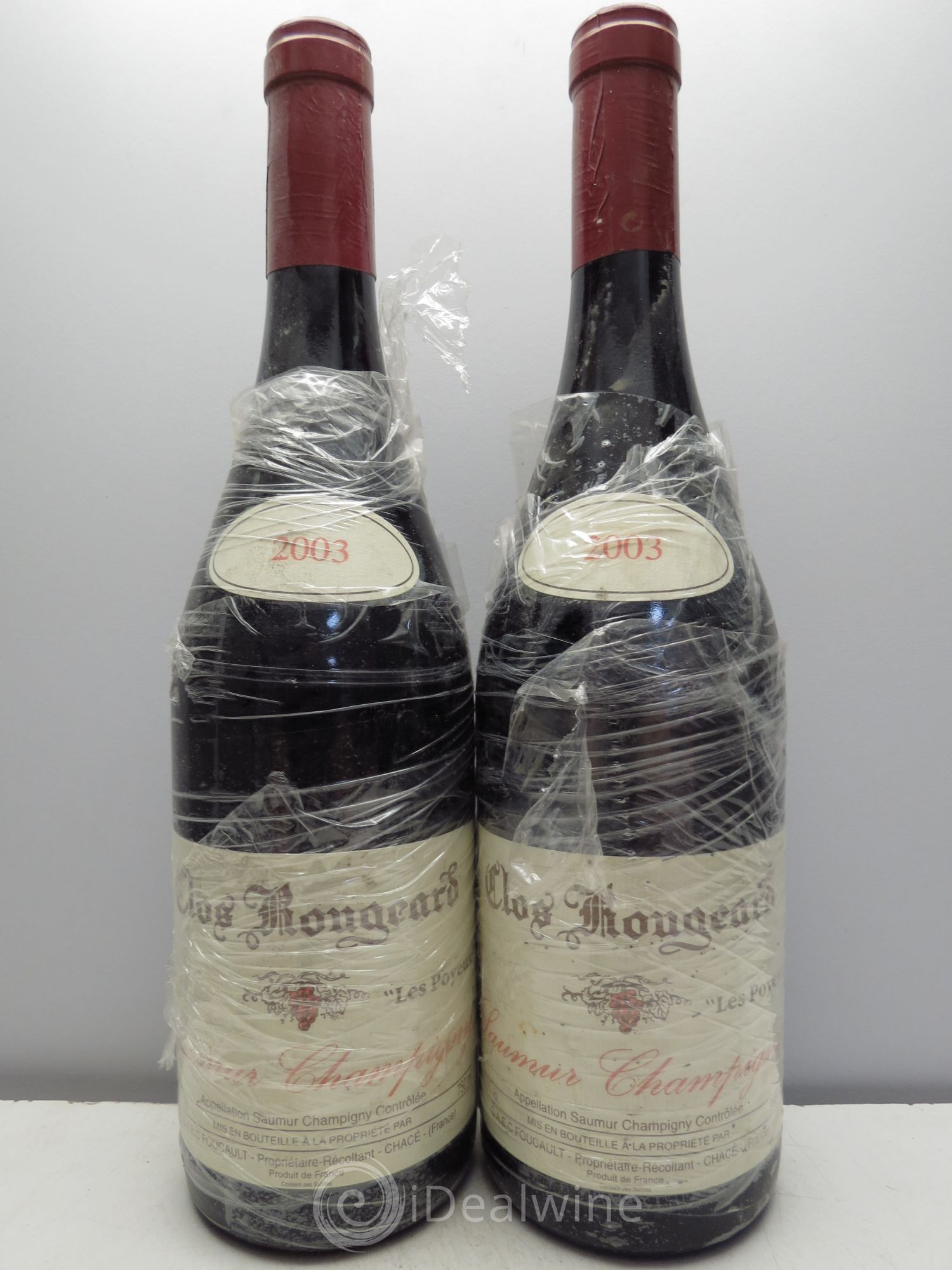 Saumur-Champigny Les Poyeux Clos Rougeard 2003 - Lot de 2 bouteilles - 0