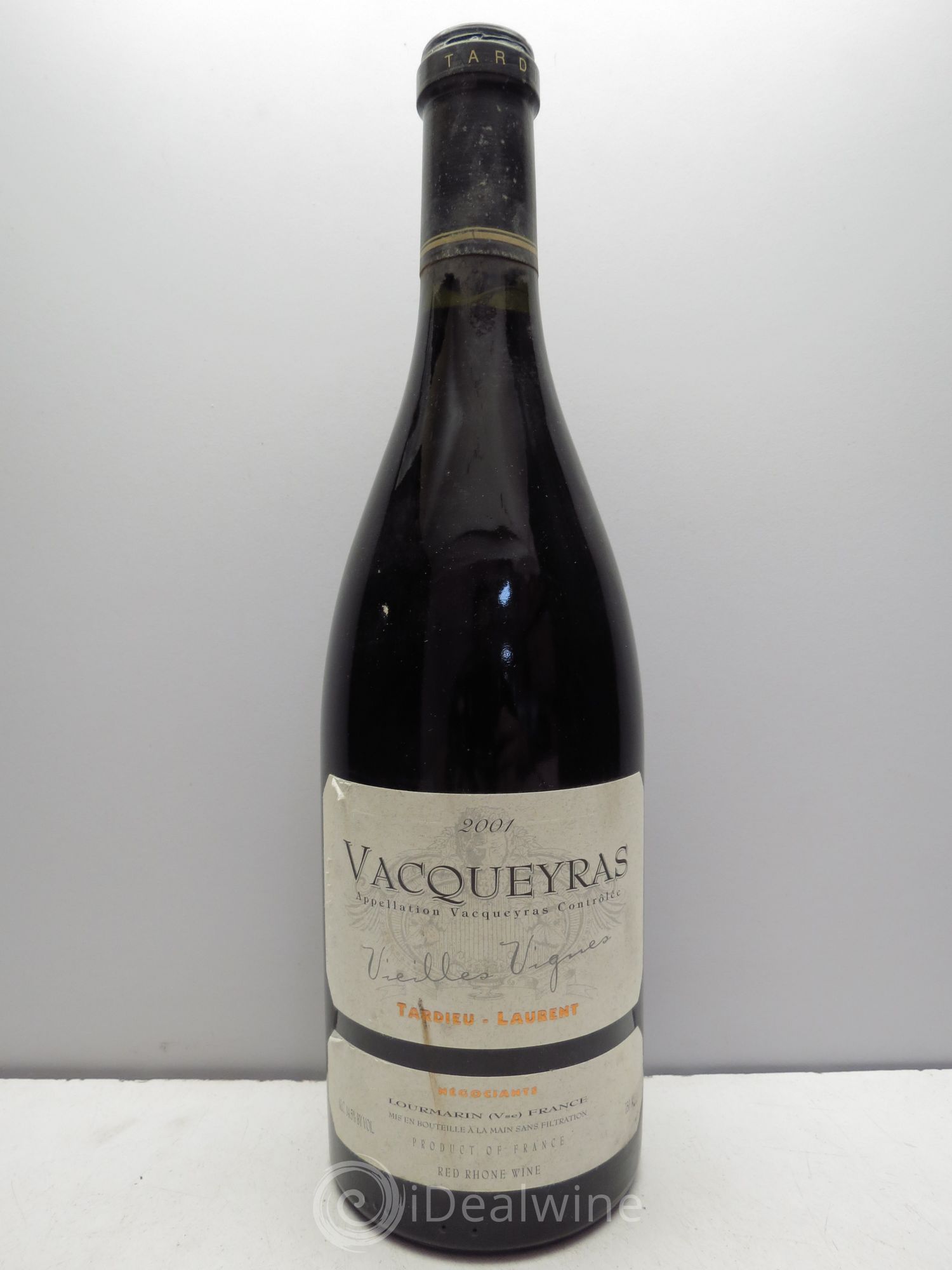Vacqueyras Tardieu Laurent Vieilles Vignes 2001 - Posten von 1 Flasche - 0