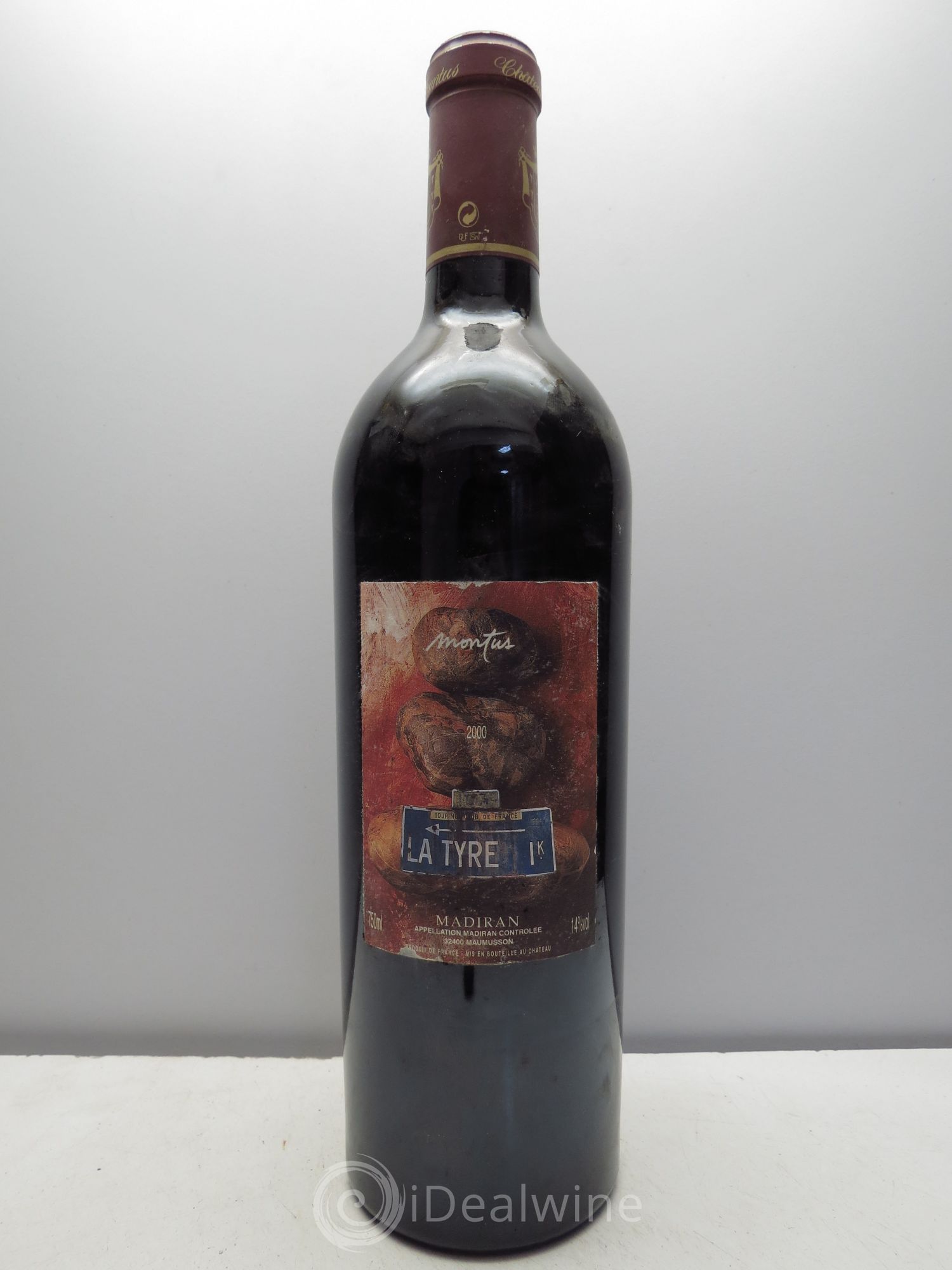 Madiran Château Montus-La Tyre Alain Brumont 2000 - Lot de 1 bouteille - 0