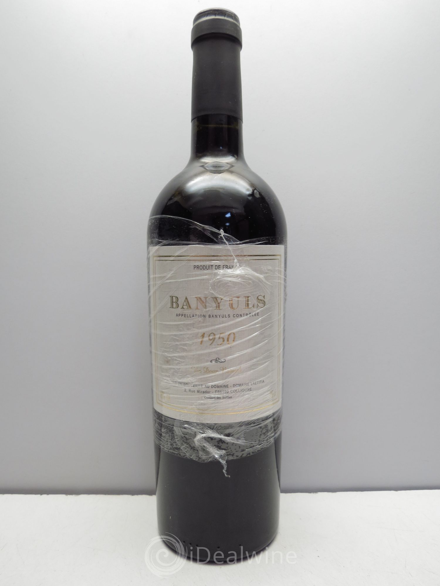 Banyuls Domaine Laetitia 1950 - Lot de 1 bouteille - 0