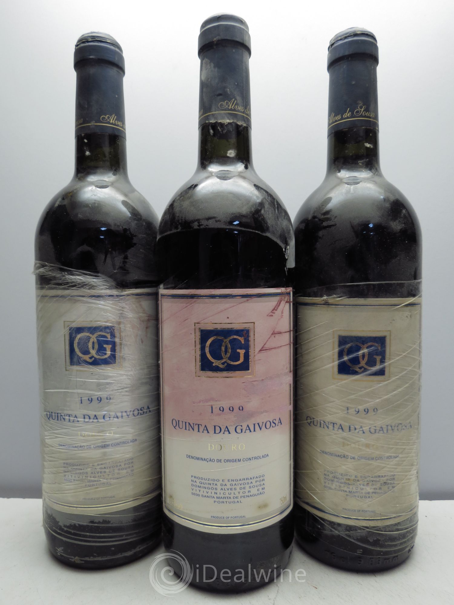 Portugal Domingos Alves de Sousa Douro Quinta da Gaivosa 1999 - Posten von 3 Flaschen - 0