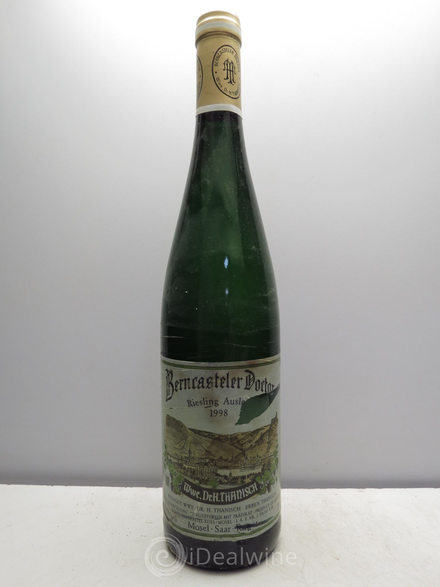 Riesling Auslese Wwe.Dr.H.Thanisch Müller Burggraef Berncasteler 1998 - Lot of 1 bottle - 0