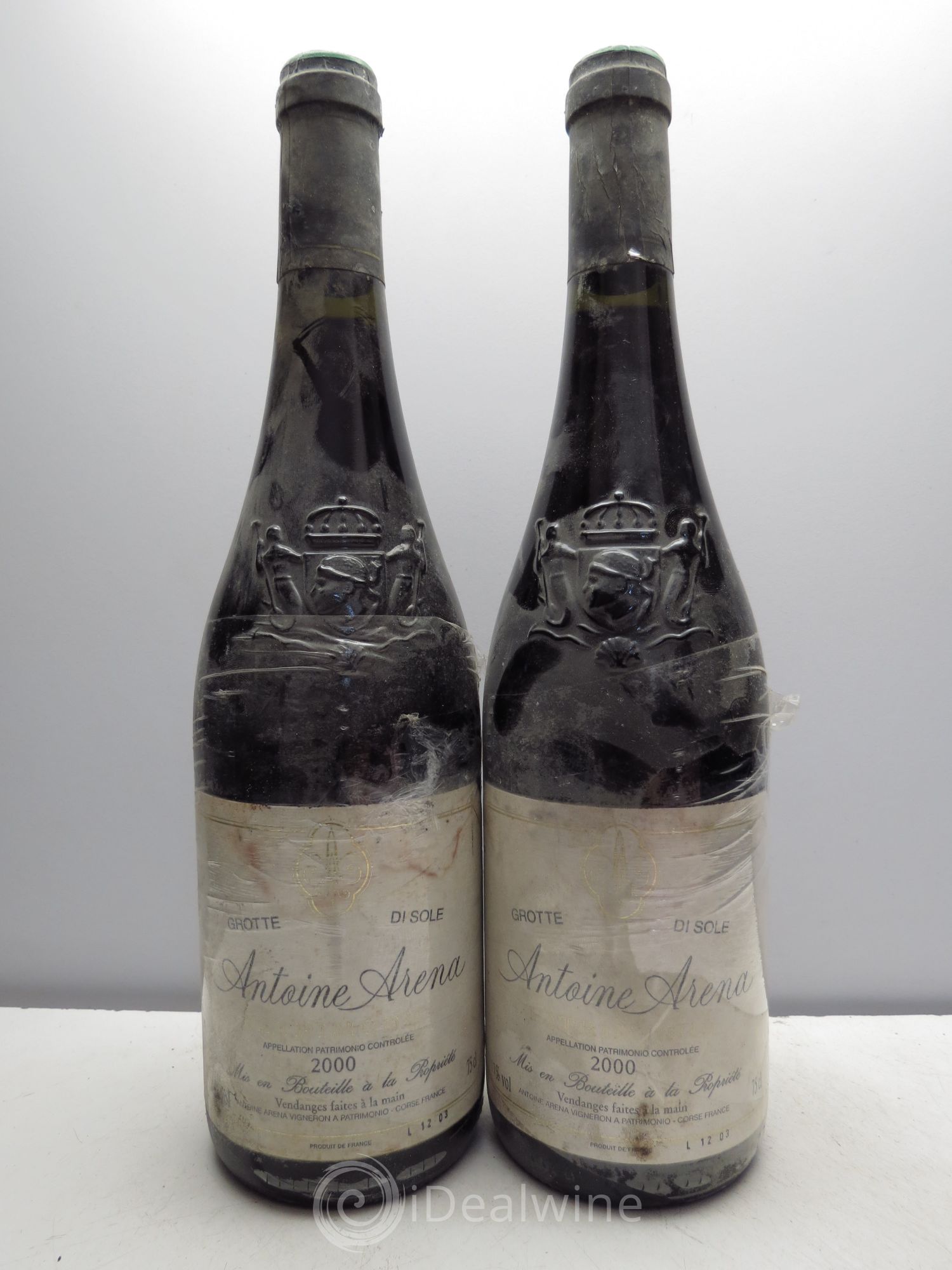 Patrimonio Grotte di Sole Antoine Arena 2003 - Lot de 2 bouteilles - 0