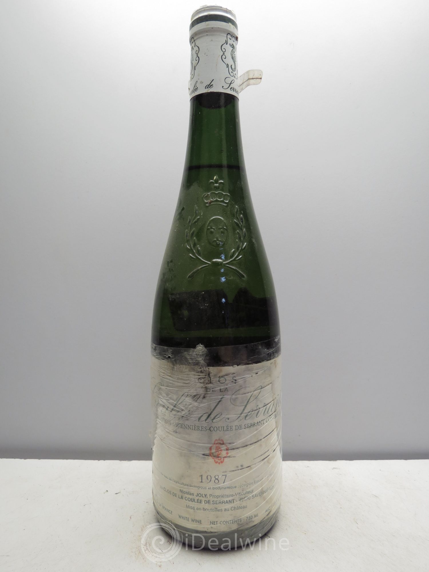 Savennières Clos de la Coulée de Serrant Vignobles de la Coulée de Serrant - Nicolas Joly 1987 - Lot de 1 bouteille - 0