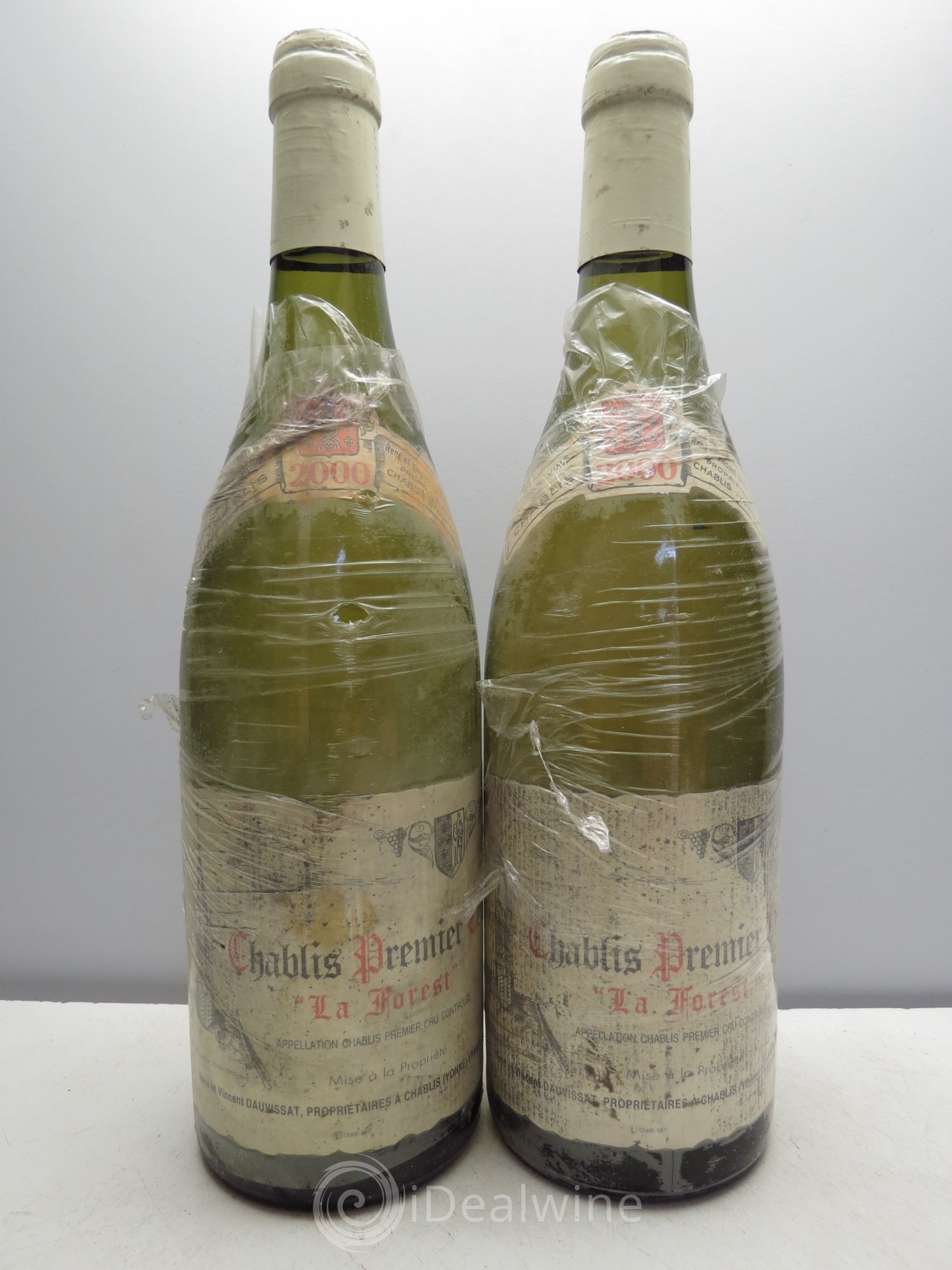 Chablis 1er Cru La Forest Vincent Dauvissat (Domaine) 2000 - Lot de 2 bouteilles - 0