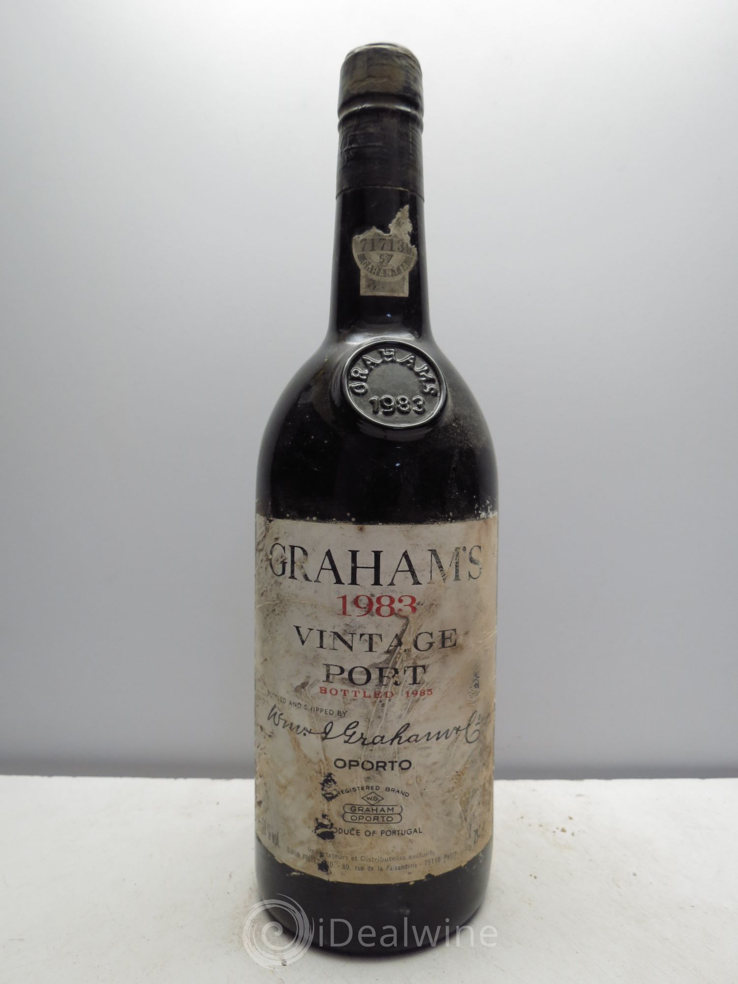 Porto W&J Graham' Vintage 1983 - Lot de 1 bouteille - 0