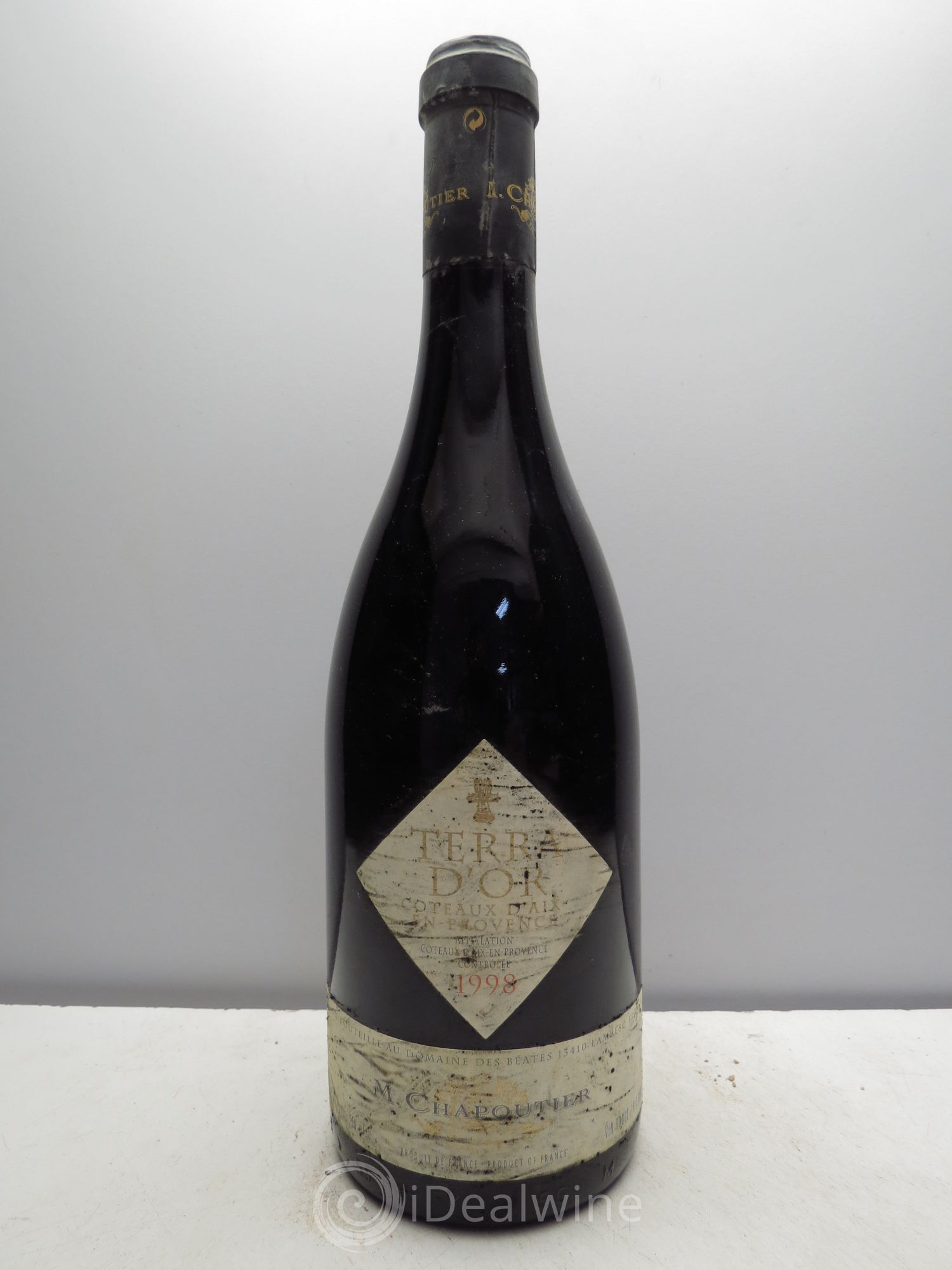 Côtes de Provence Terra d'Or Chapoutier 1998 - Posten von 1 Flasche - 0
