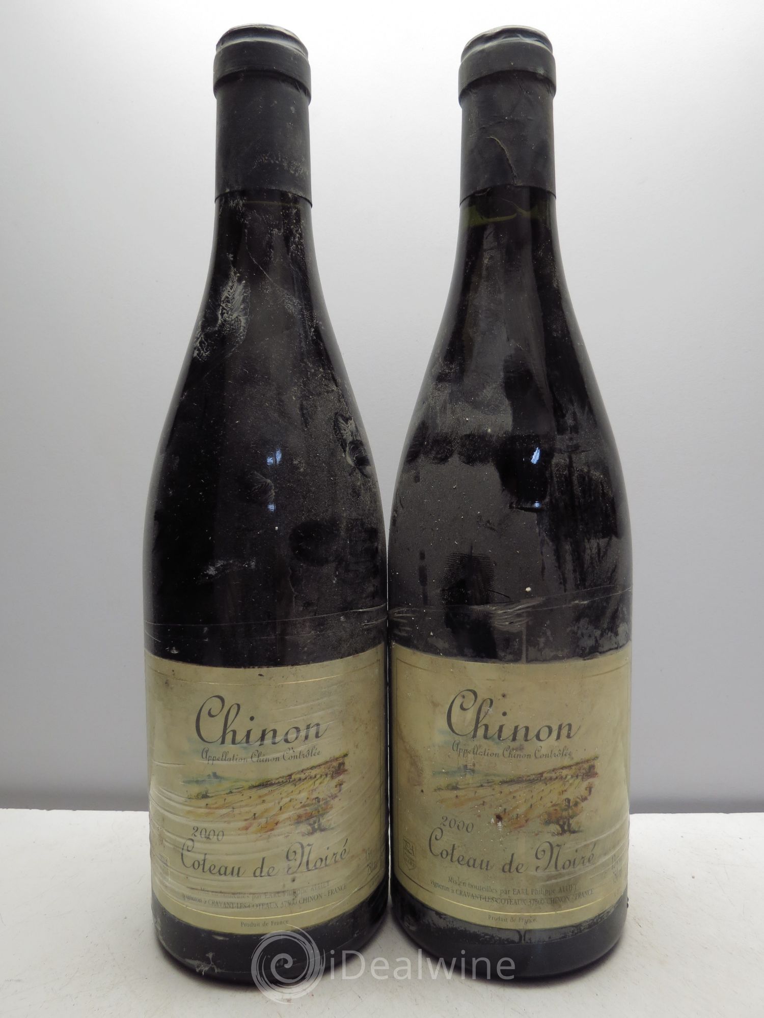 Chinon Coteau de Noiré Philippe Alliet 2000 - Lot de 2 bouteilles - 0