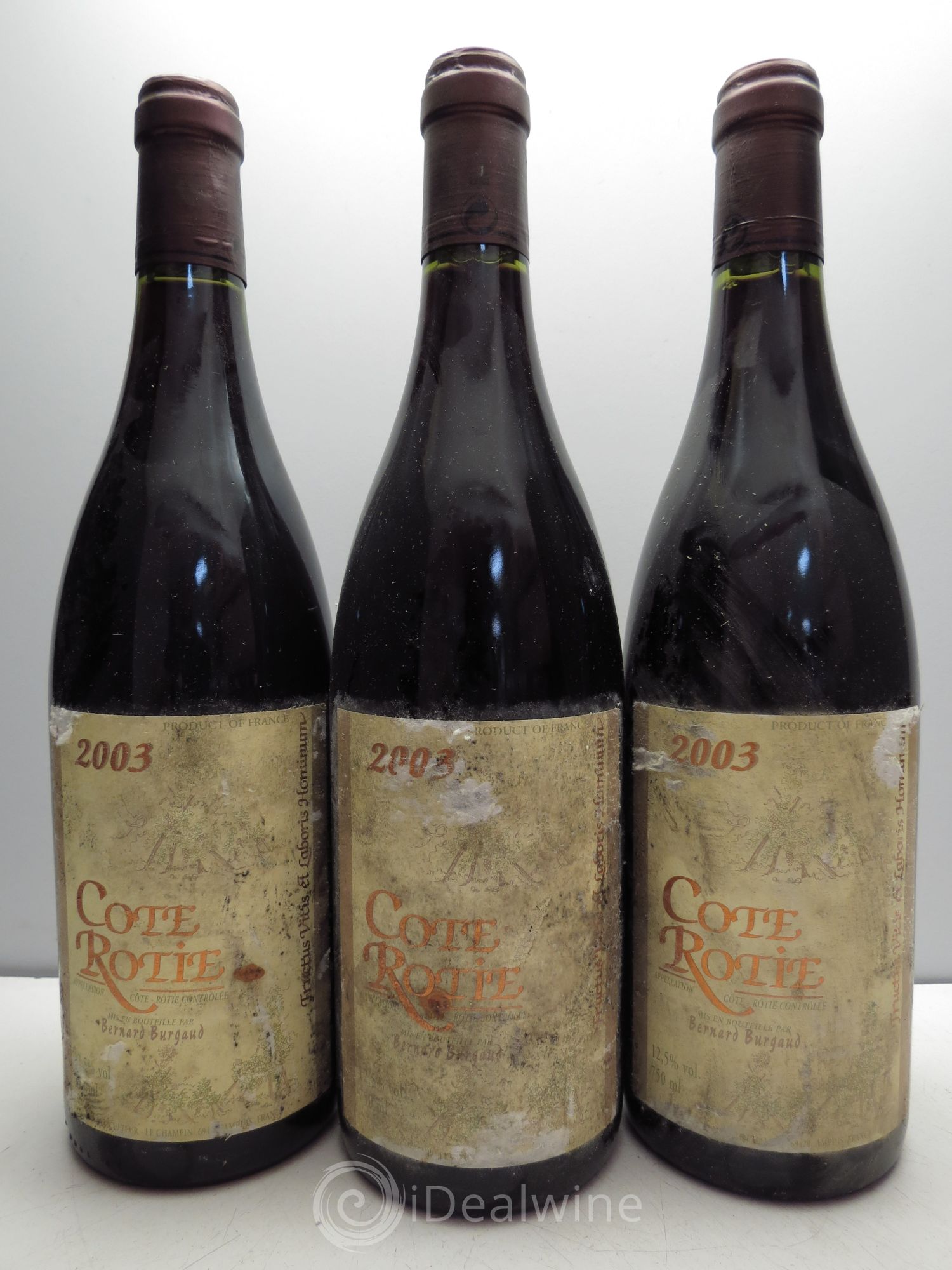 Côte-Rôtie Bernard Burgaud 2003 - Lot de 3 bouteilles - 0