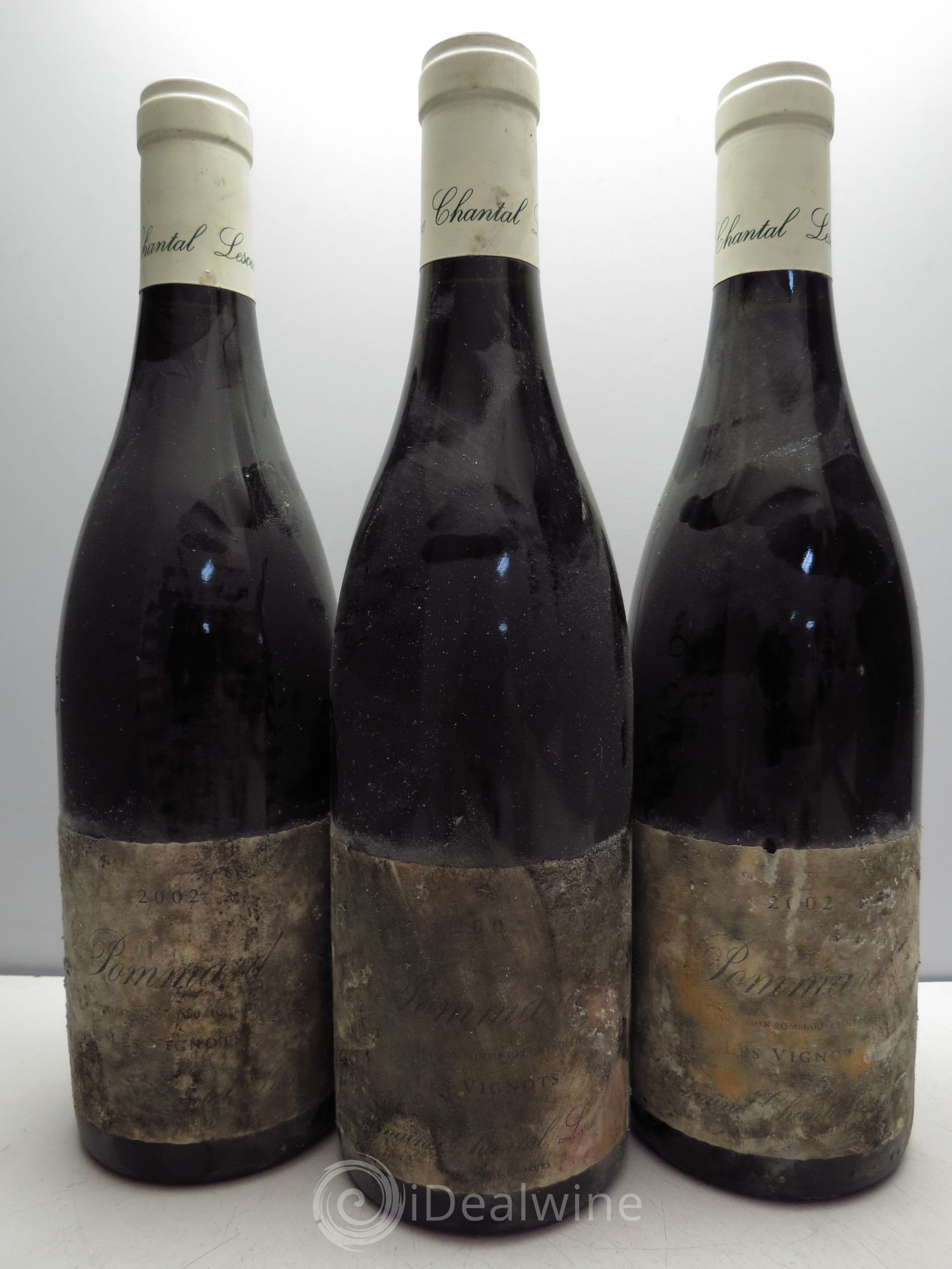 Pommard Les Vignots Chantal Lescure 2002 - Lot de 3 bouteilles - 0