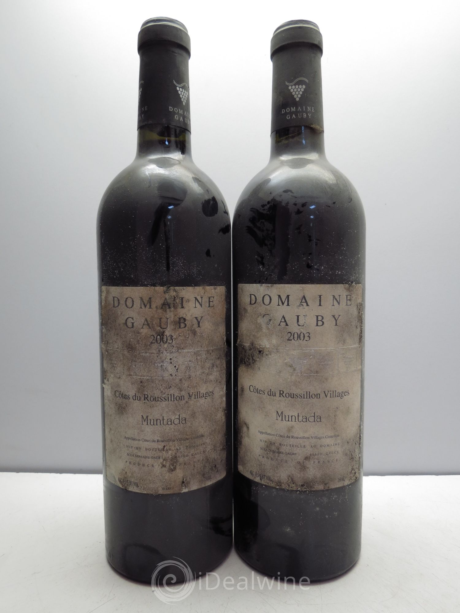 Côtes Catalanes (anciennement Côtes du Roussillon Villages) La Muntada Gauby (Domaine) 2003 - Lot de 2 bouteilles - 0