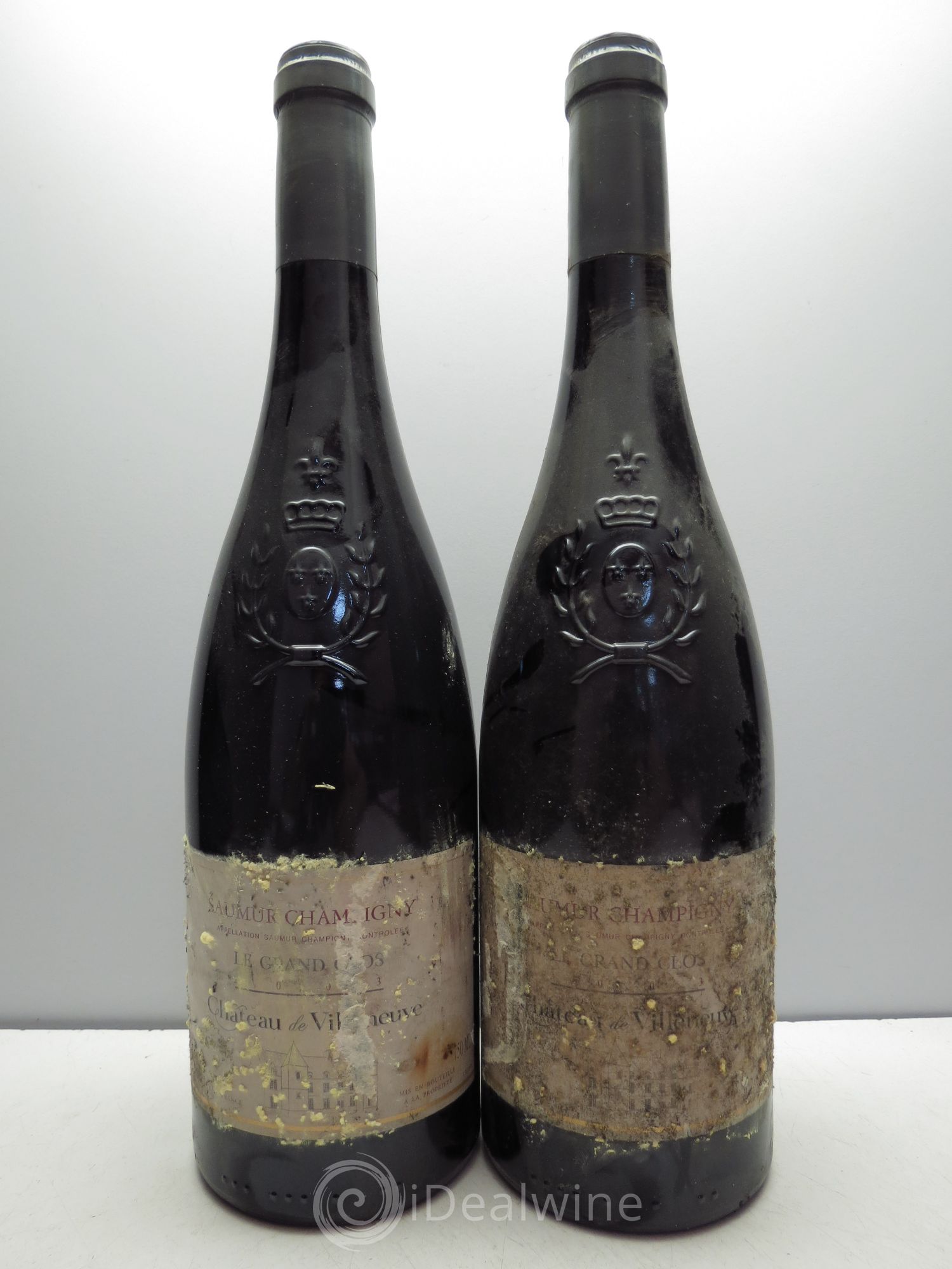 Saumur Château de Villeneuve Le Grand Clos 2003 - Posten von 2 Flaschen - 0