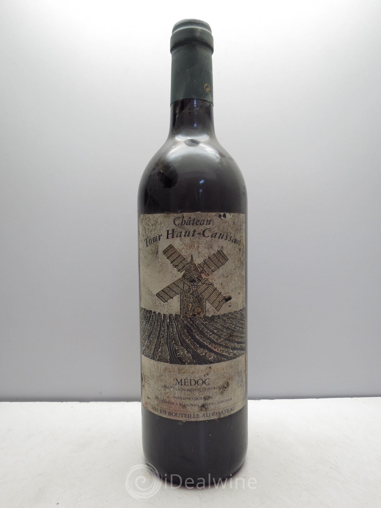 Château Tour Haut-Caussan Cru Bourgeois 2003 - Lot de 12 bouteilles - 0