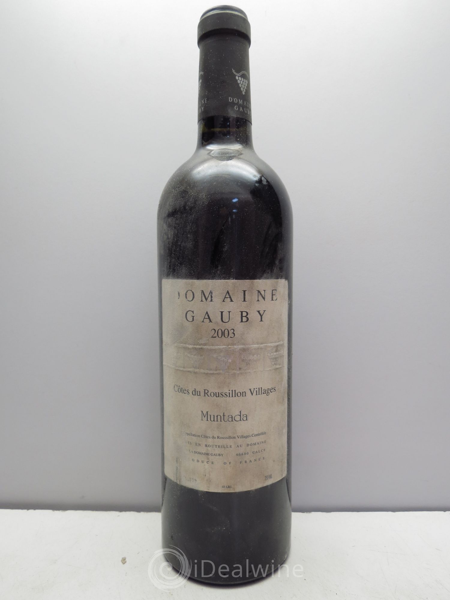 Côtes Catalanes (anciennement Côtes du Roussillon Villages) La Muntada Gauby (Domaine) 2003 - Lot de 1 bouteille - 0