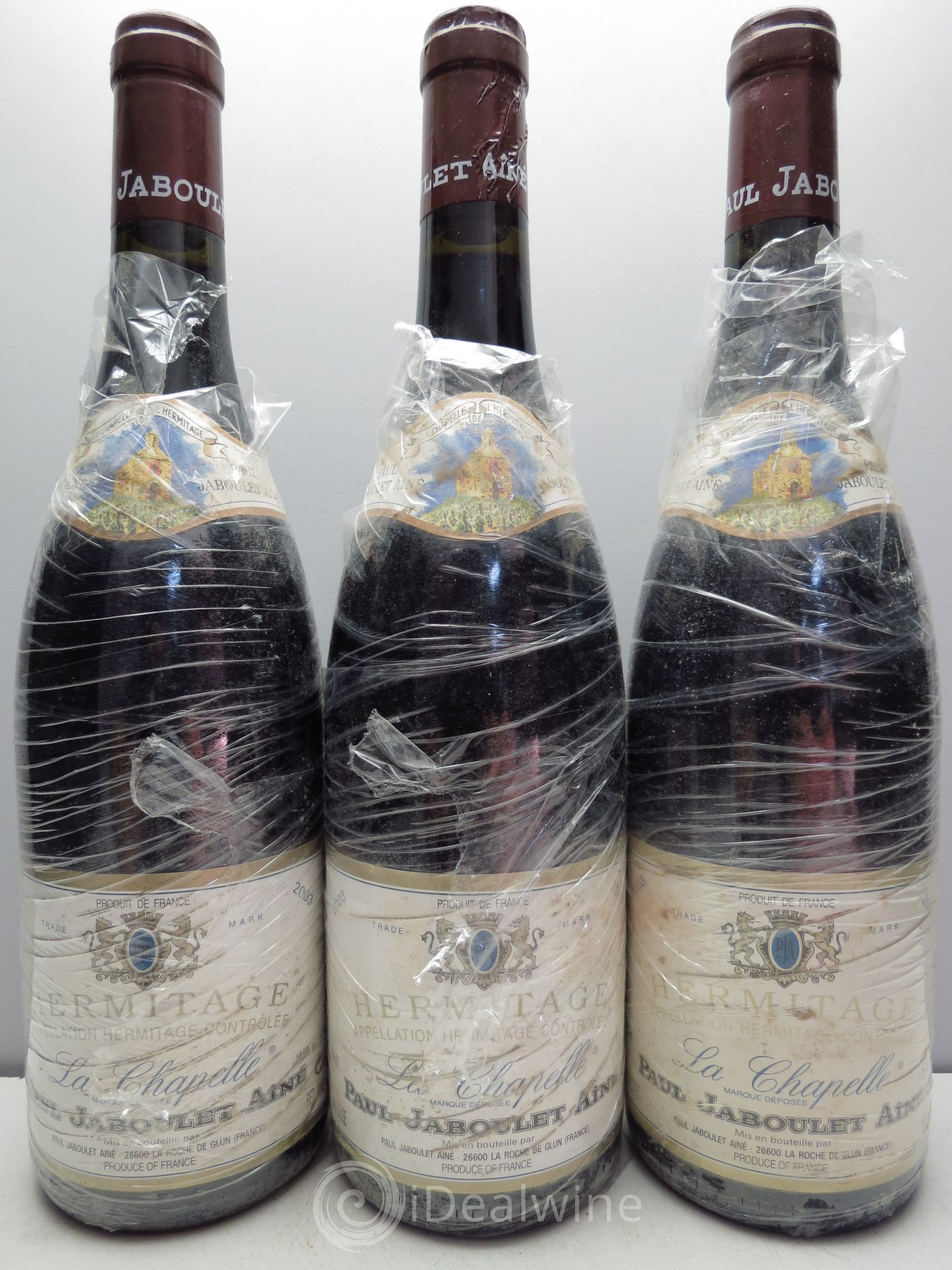 Hermitage La Chapelle Paul Jaboulet Ainé 2003 - Lot de 3 bouteilles - 0