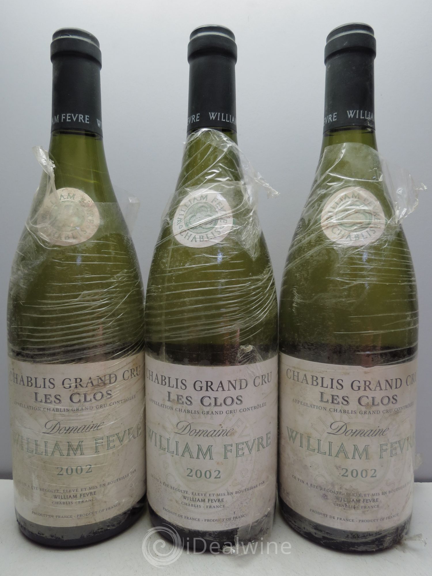 Chablis Grand Cru Les Clos William Fèvre 2002 - Lot de 3 bouteilles - 0