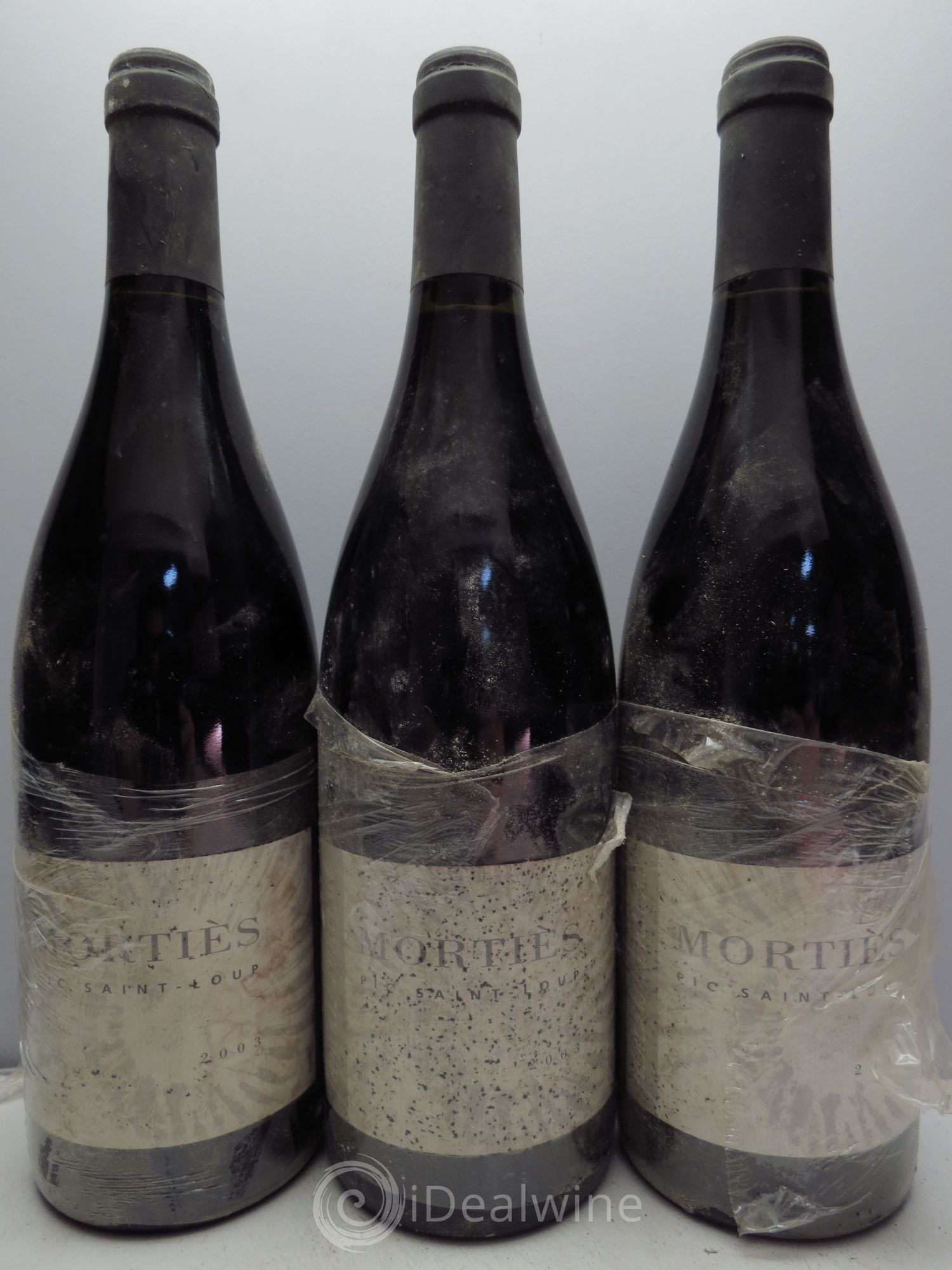 Coteaux du Languedoc Pic Saint Loup Mas Morties Jamais Content 2003 - Posten von 3 Flaschen - 0
