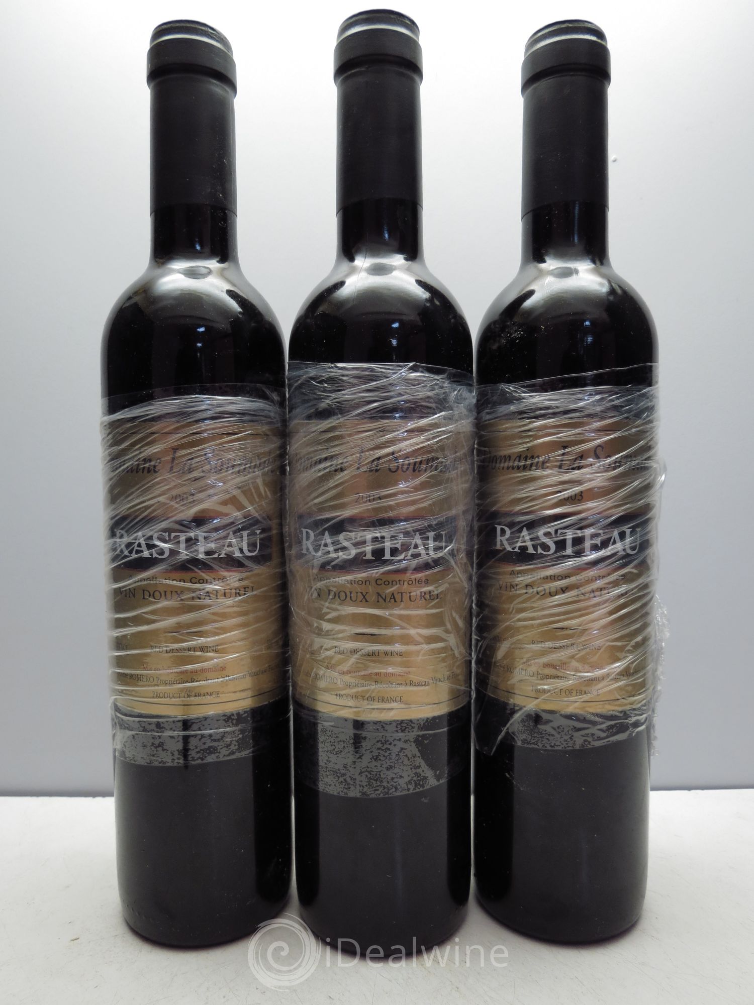Rasteau La Soumade (Domaine) (50cl) 2003 - Lot de 3 bouteilles - 0