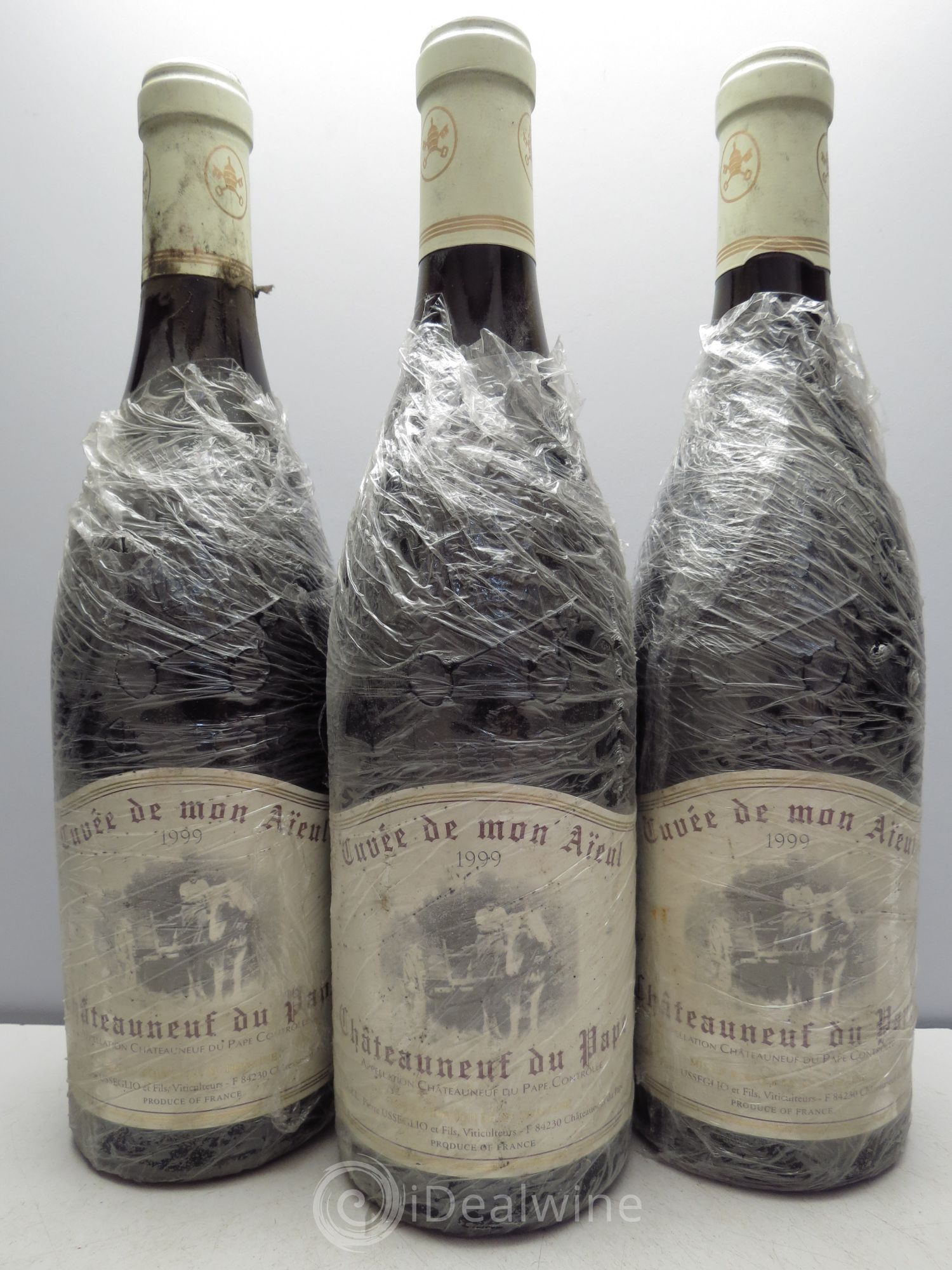 Châteauneuf-du-Pape Cuvée de mon Aïeul Pierre Usseglio & Fils 1999 - Lot de 3 bouteilles - 0