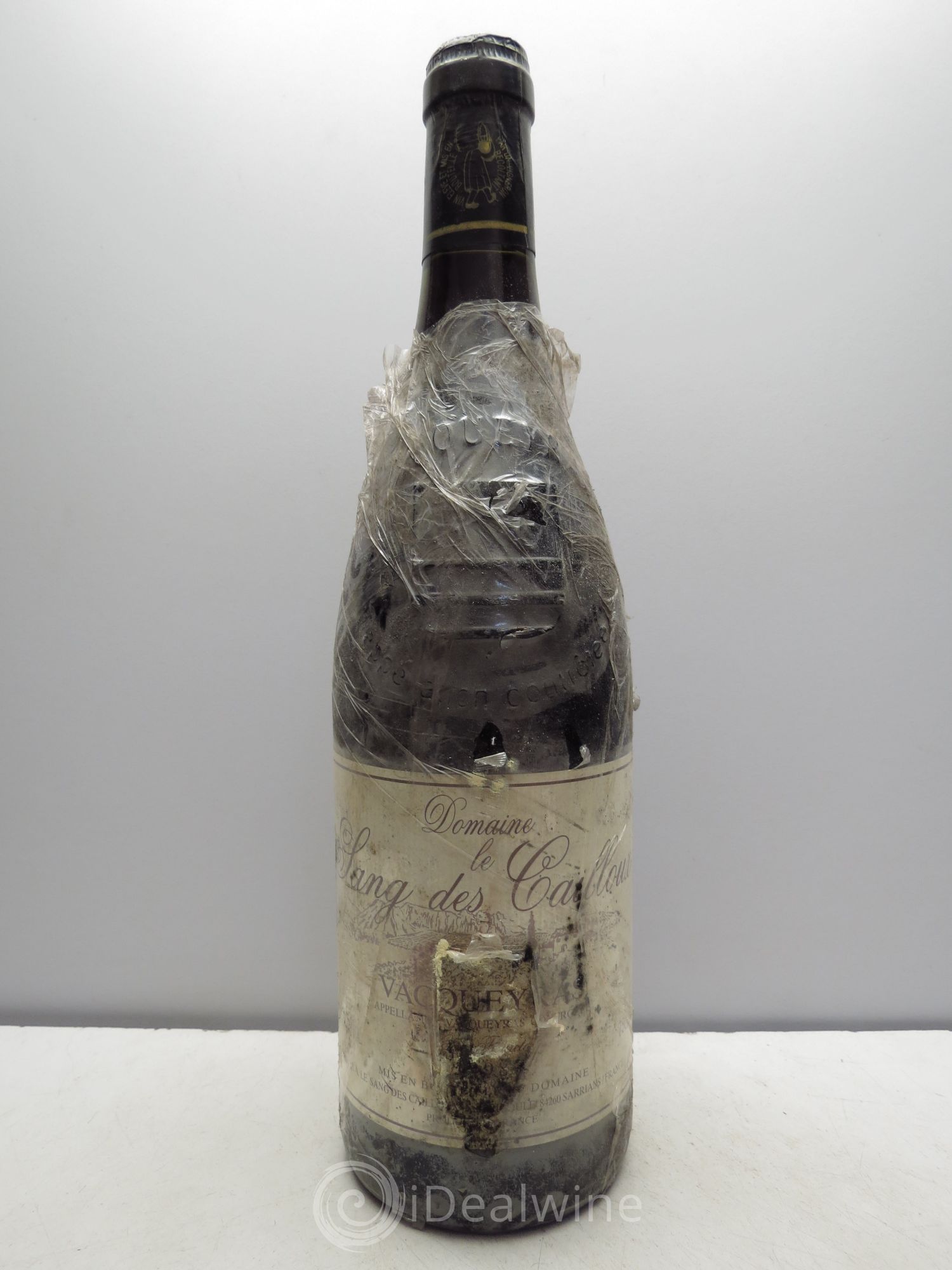 Vacqueyras Cuvée Floureto - Domaine Sang des Cailloux 1998 - Posten von 1 Flasche - 0