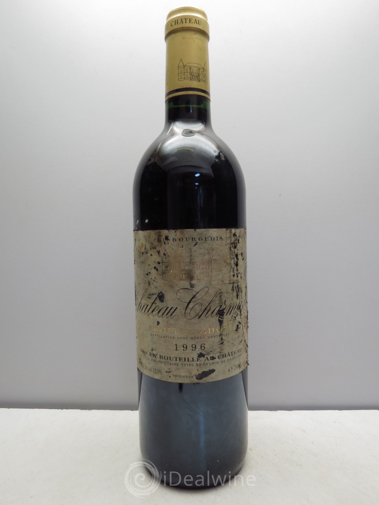 Château Charmail Cru Bourgeois 1996 - Lot de 1 bouteille - 0
