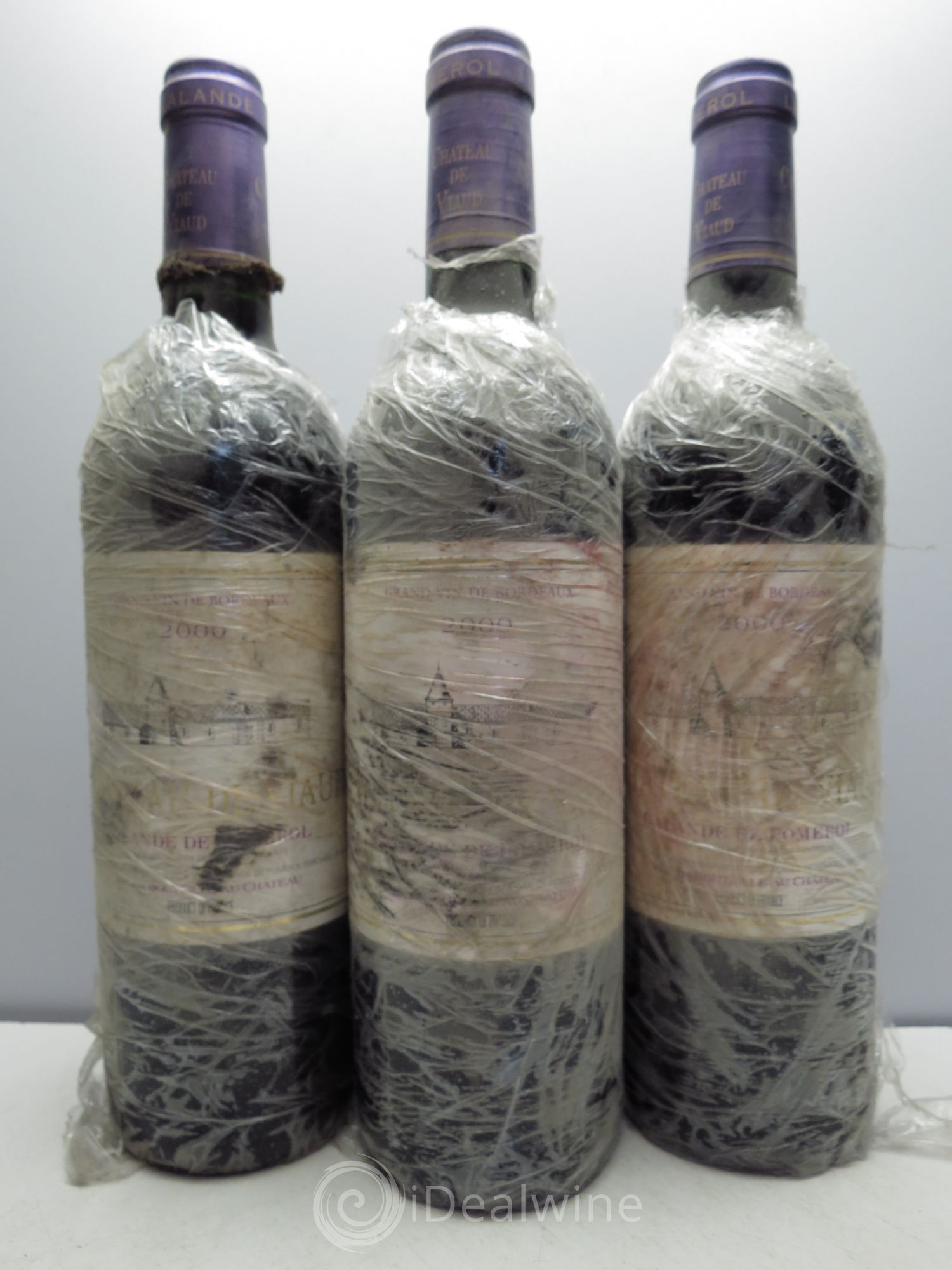 Pomerol Château de Viaud 2000 - Posten von 3 Flaschen - 0