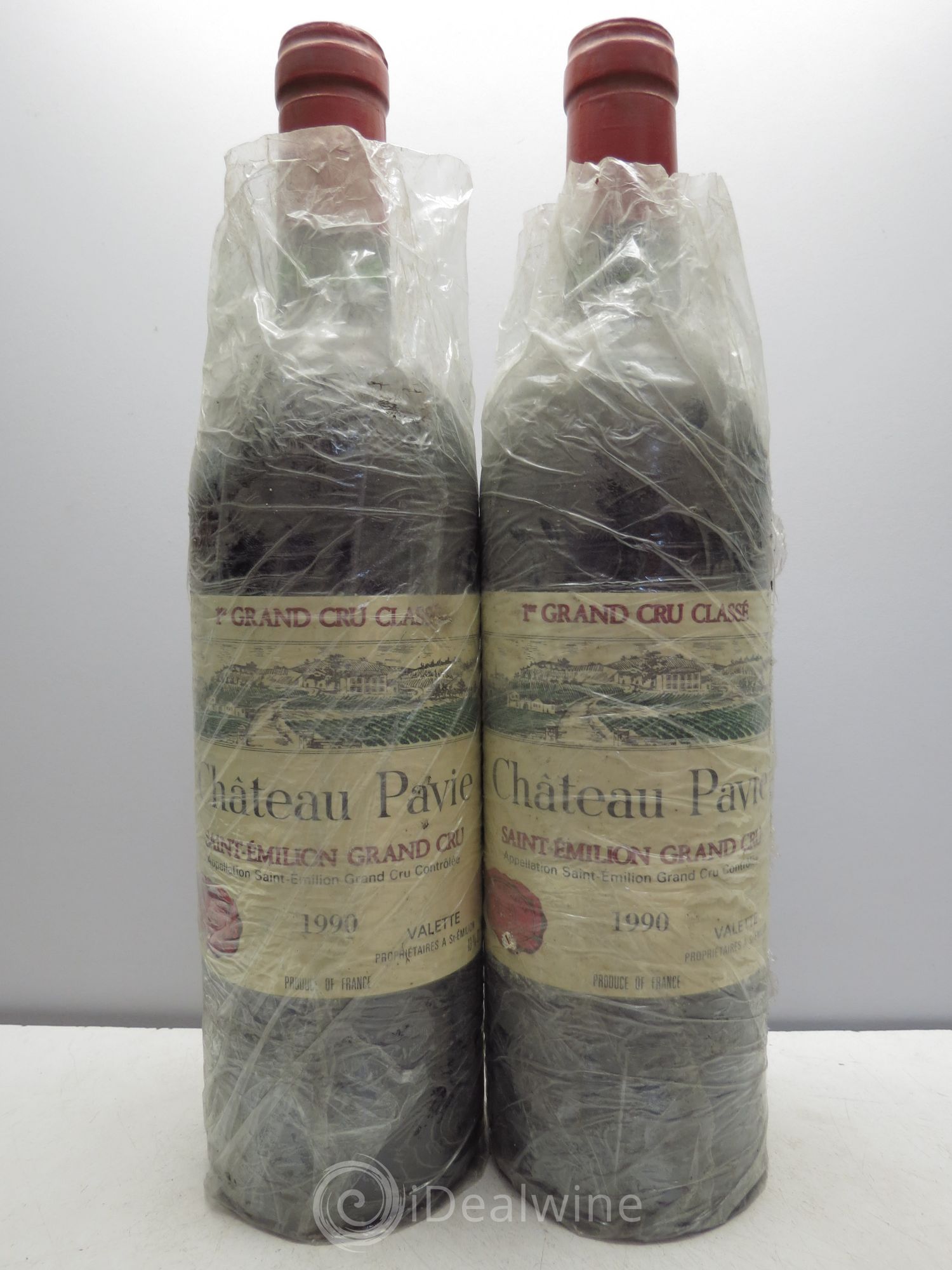 Château Pavie 1er Grand Cru Classé A 1990 - Lot de 2 bouteilles - 0