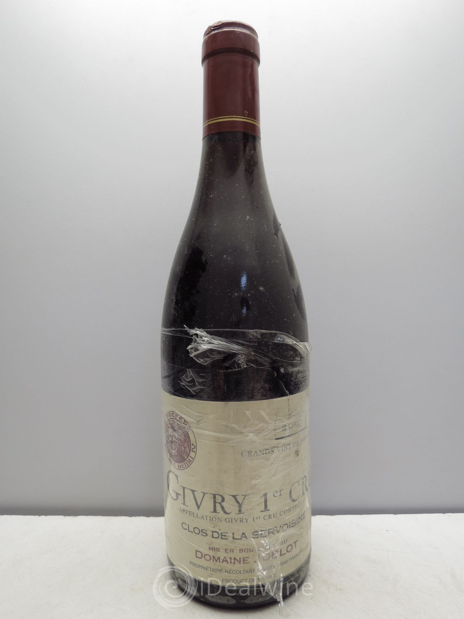 Givry 1er Cru Servoisine Joblot (Domaine) 2002 - Lot de 1 bouteille - 0