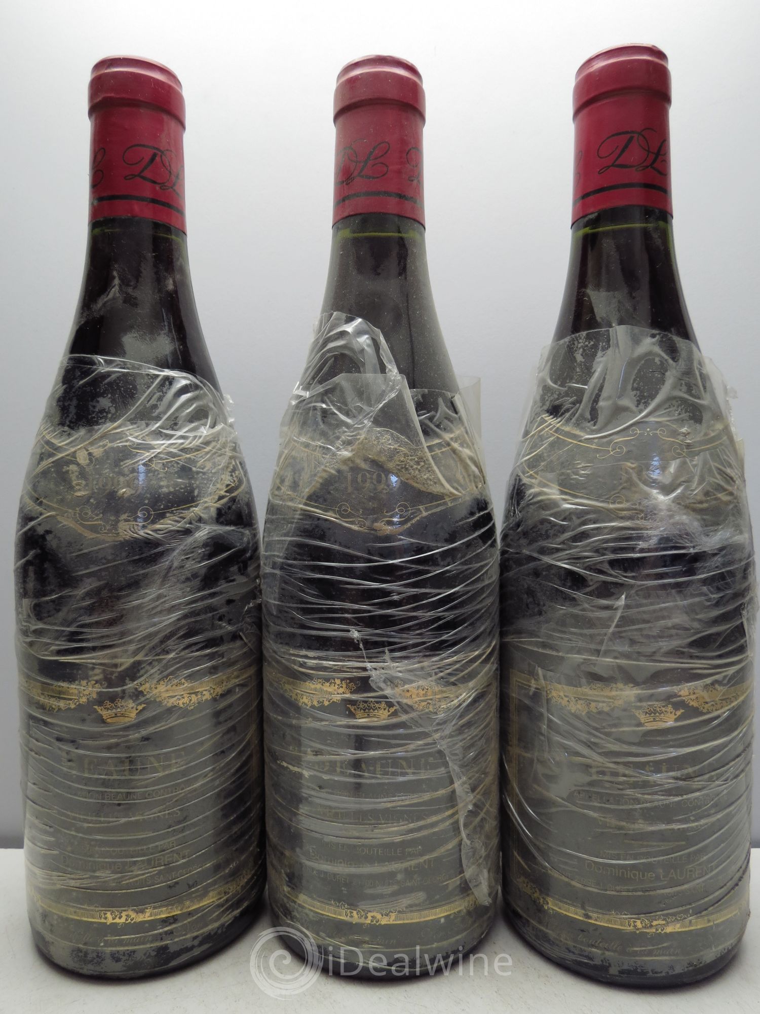 Beaune Vieilles Vignes Dominique Laurent 1999 - Lot de 3 bouteilles - 0
