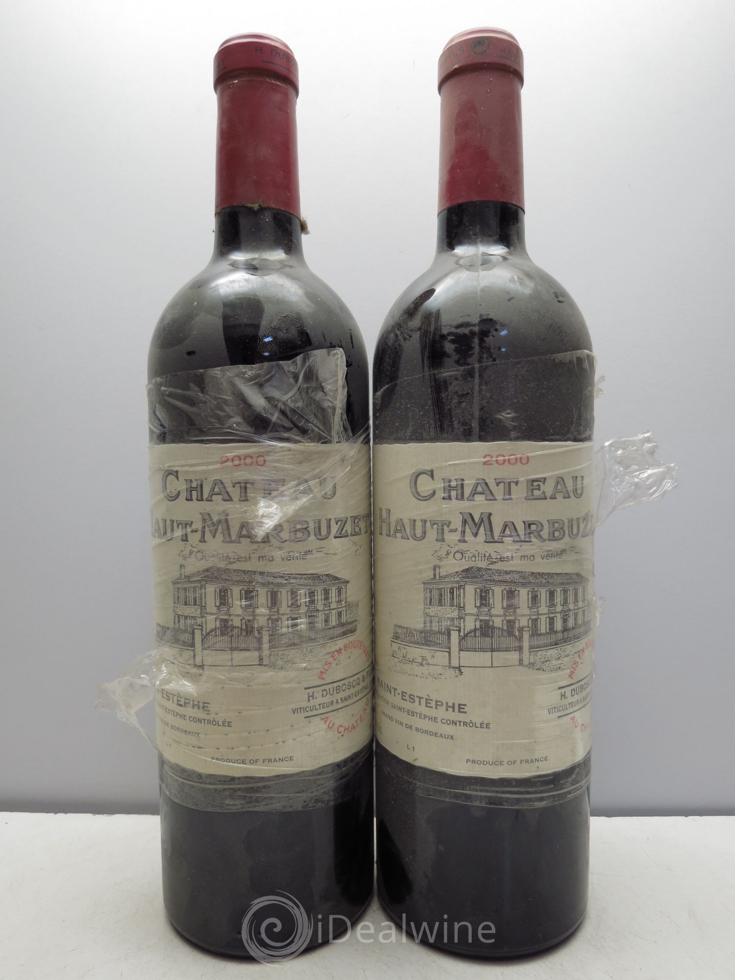 Château Haut Marbuzet 2000 - Lot de 2 bouteilles - 0