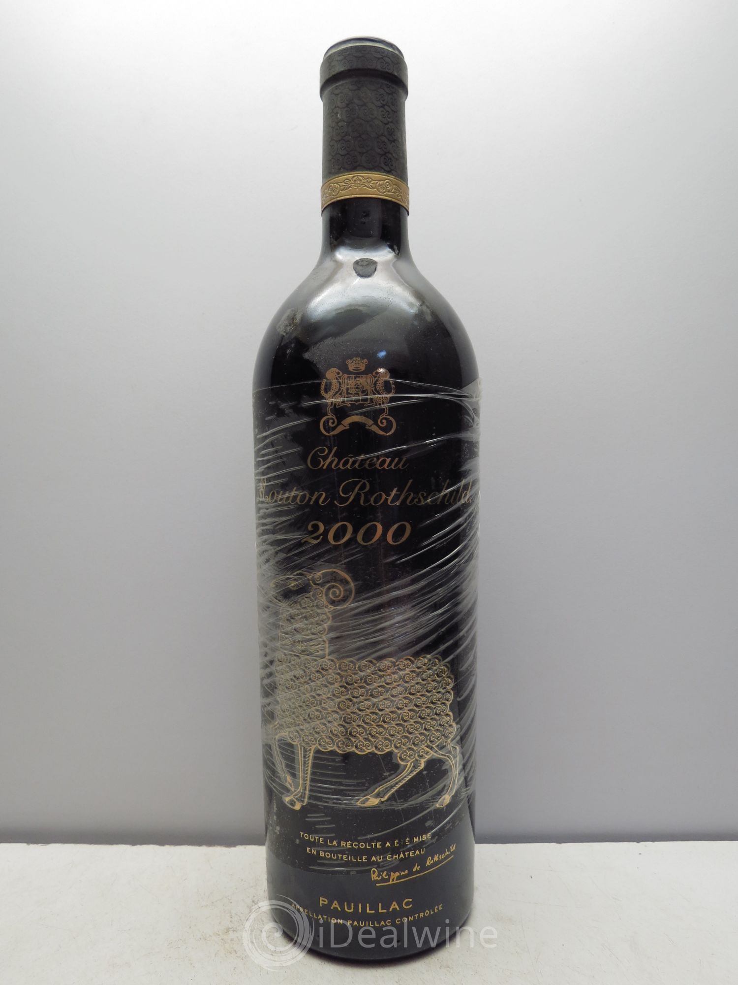 Château Mouton Rothschild 1er Grand Cru Classé 2000 - Lot de 1 bouteille - 0