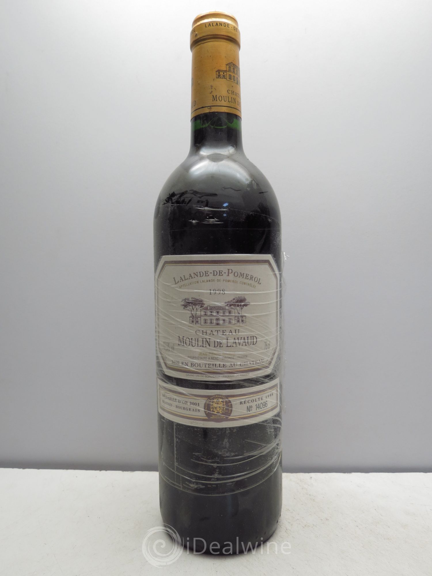 Bordeaux Château Moulin de Lavaud - Lalande de Pomerol 1998 - Posten von 1 Flasche - 0