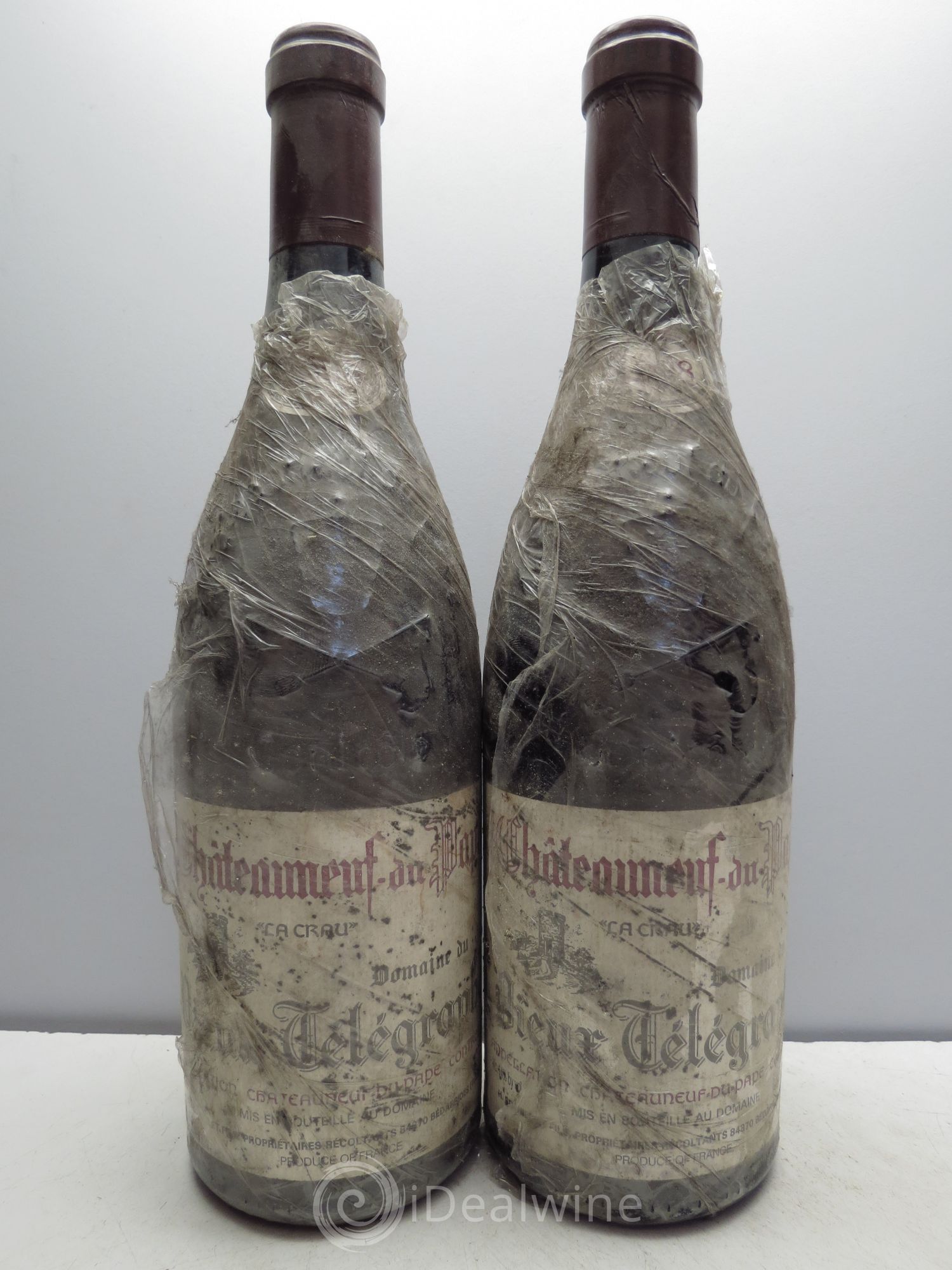 Châteauneuf-du-Pape Vieux Télégraphe (Domaine du) Vignobles Brunier La Crau 1998 - Lot de 2 bouteilles - 0