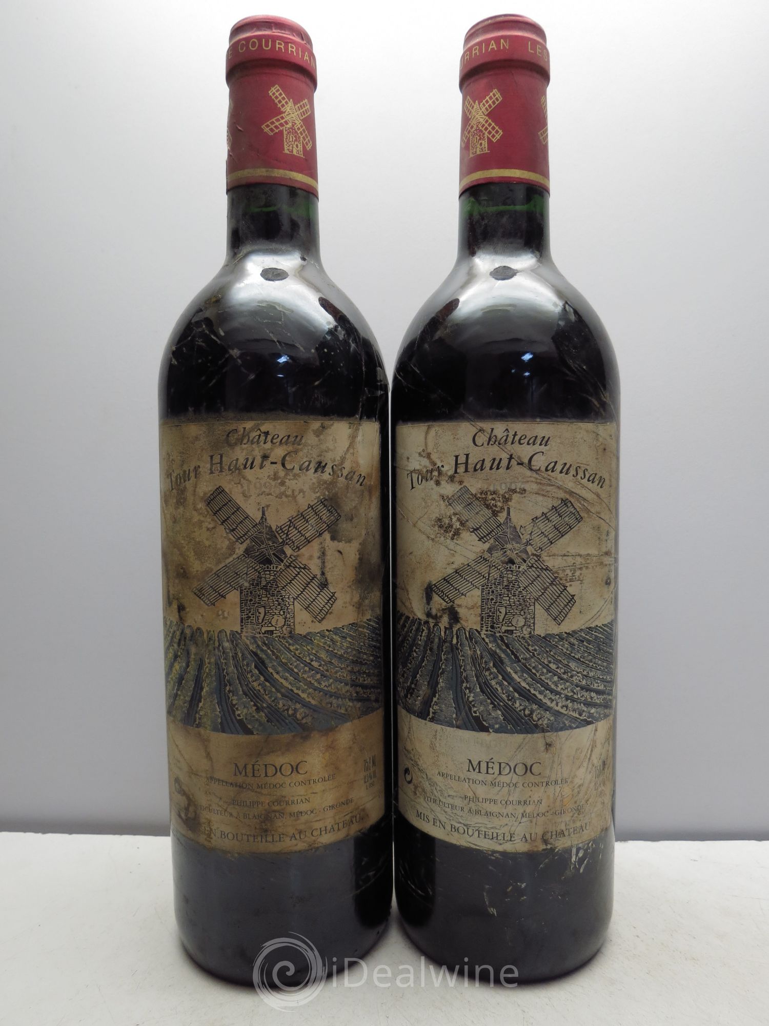 Château Tour Haut-Caussan Cru Bourgeois 1995 - Lot de 2 bouteilles - 0