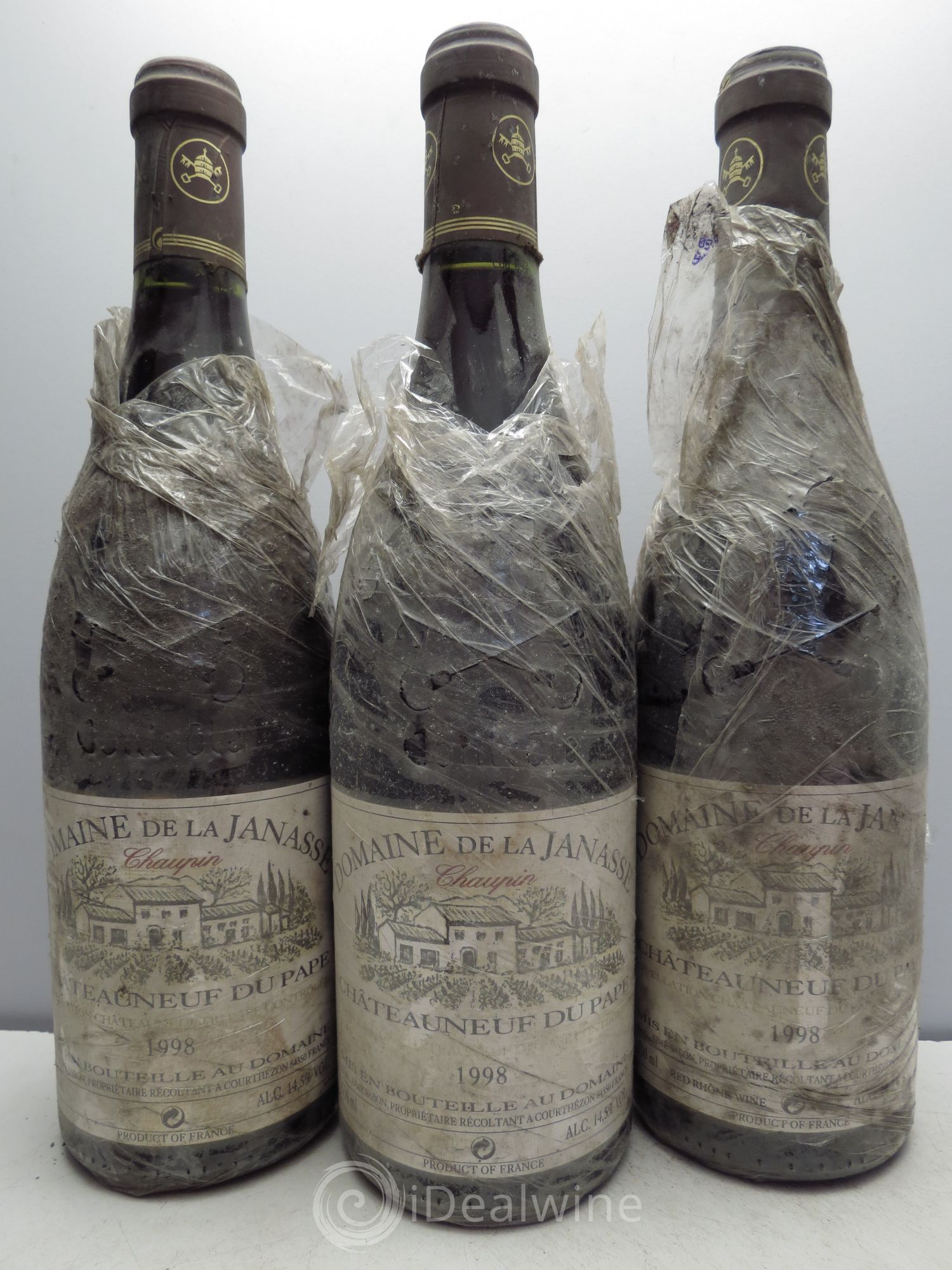 Châteauneuf-du-Pape Cuvée Chaupin La Janasse (Domaine de) 1998 - Lot de 3 bouteilles - 0