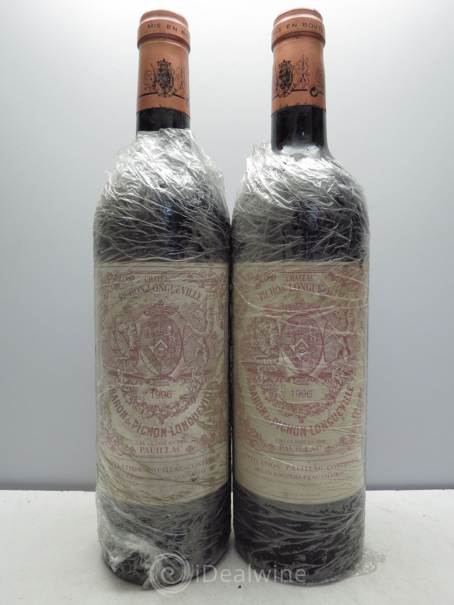 Pichon Longueville Baron 2ème Grand Cru Classé 1996 - Lot de 2 bouteilles - 0