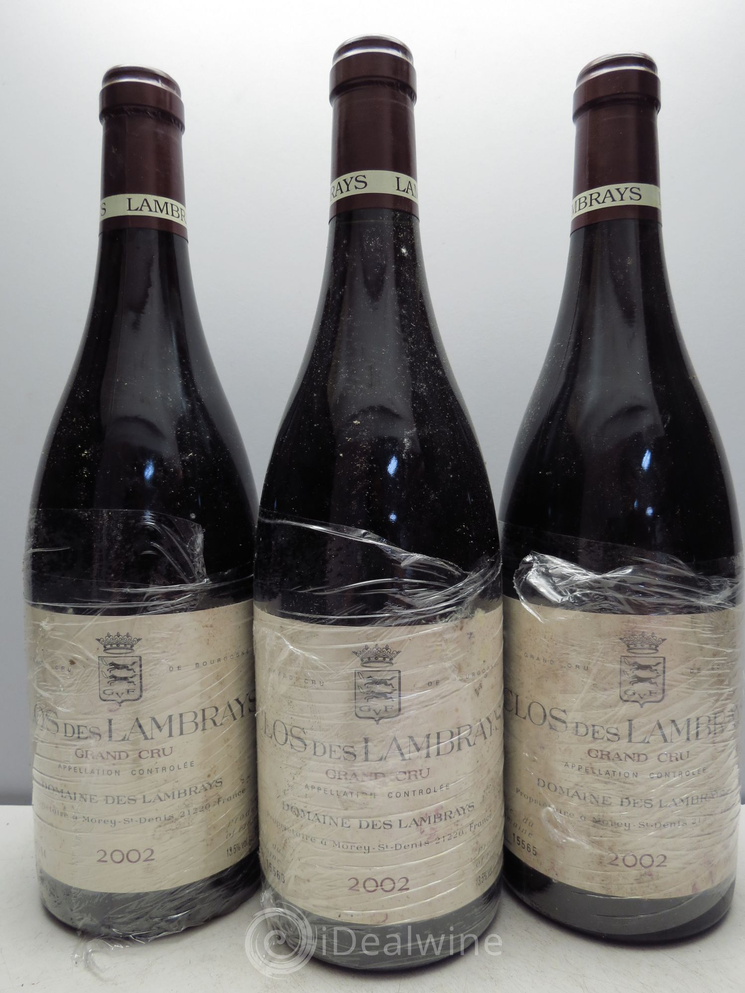 Clos des Lambrays Grand Cru Domaine des Lambrays 2002 - Lot de 3 bouteilles - 0